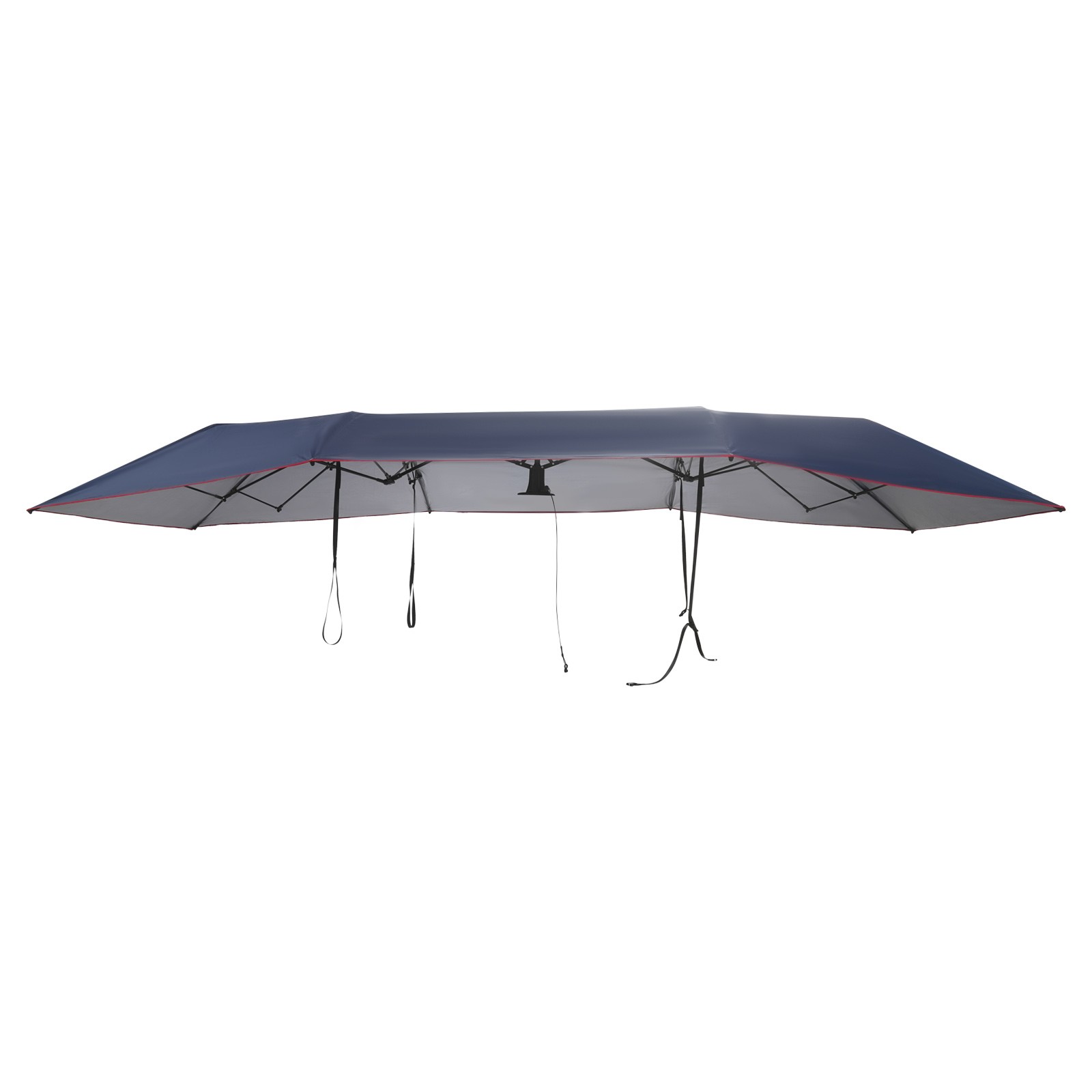 Semi-Automatic Car Canopy Folding Car Umbrella Removable Carport Awning Cover
