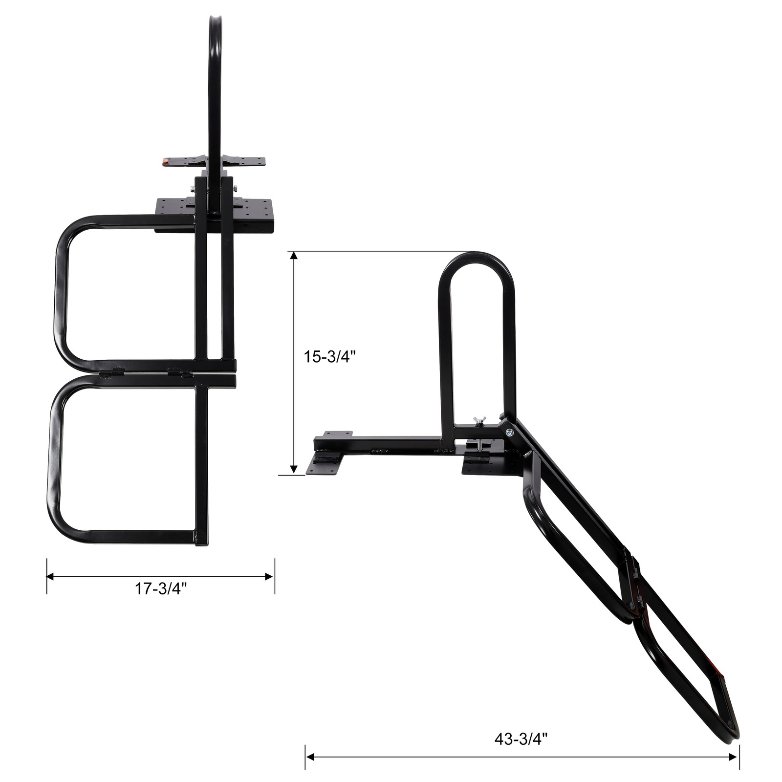 Truck Tailgate Ladder Drilling Hex Screws for Easy Install Load Capacity 300 LBS