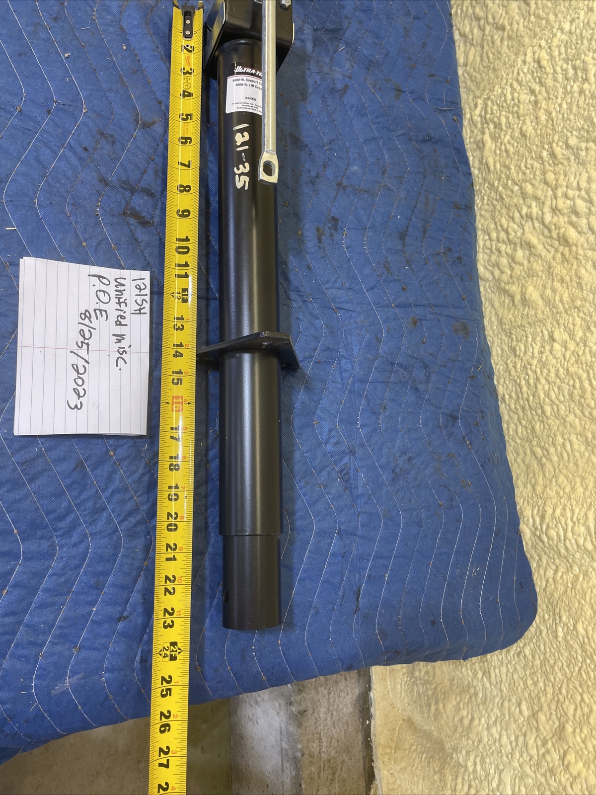 Ultra Tow Ultratow Trailer Jack 3000 Pound Lift Capacity 5000 Pound 44068 121