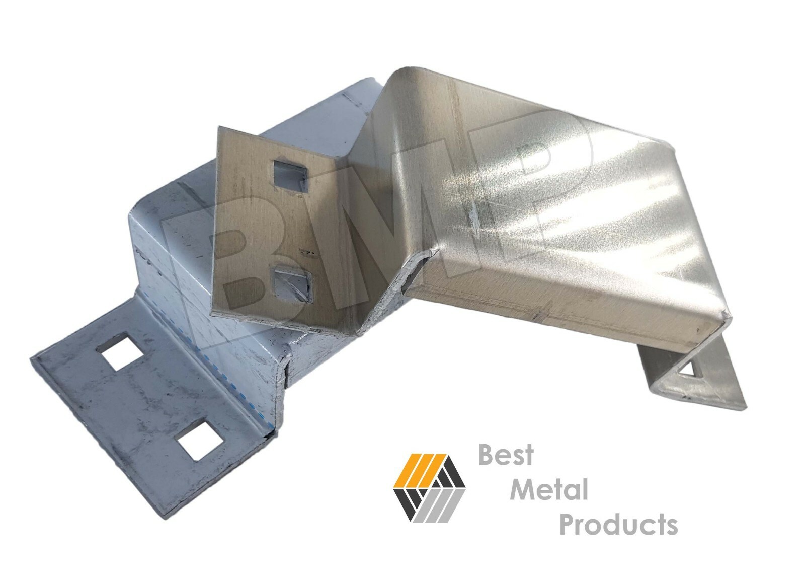 (4) Bolt on Aluminum Stake Trailer Pockets With Lip 1000501