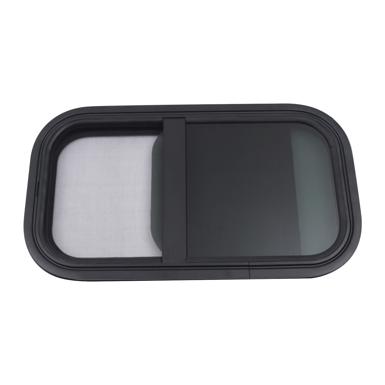 RV Camper Window Teardrop Vertical Trailer Sliding Window 12”x22”+Accessories