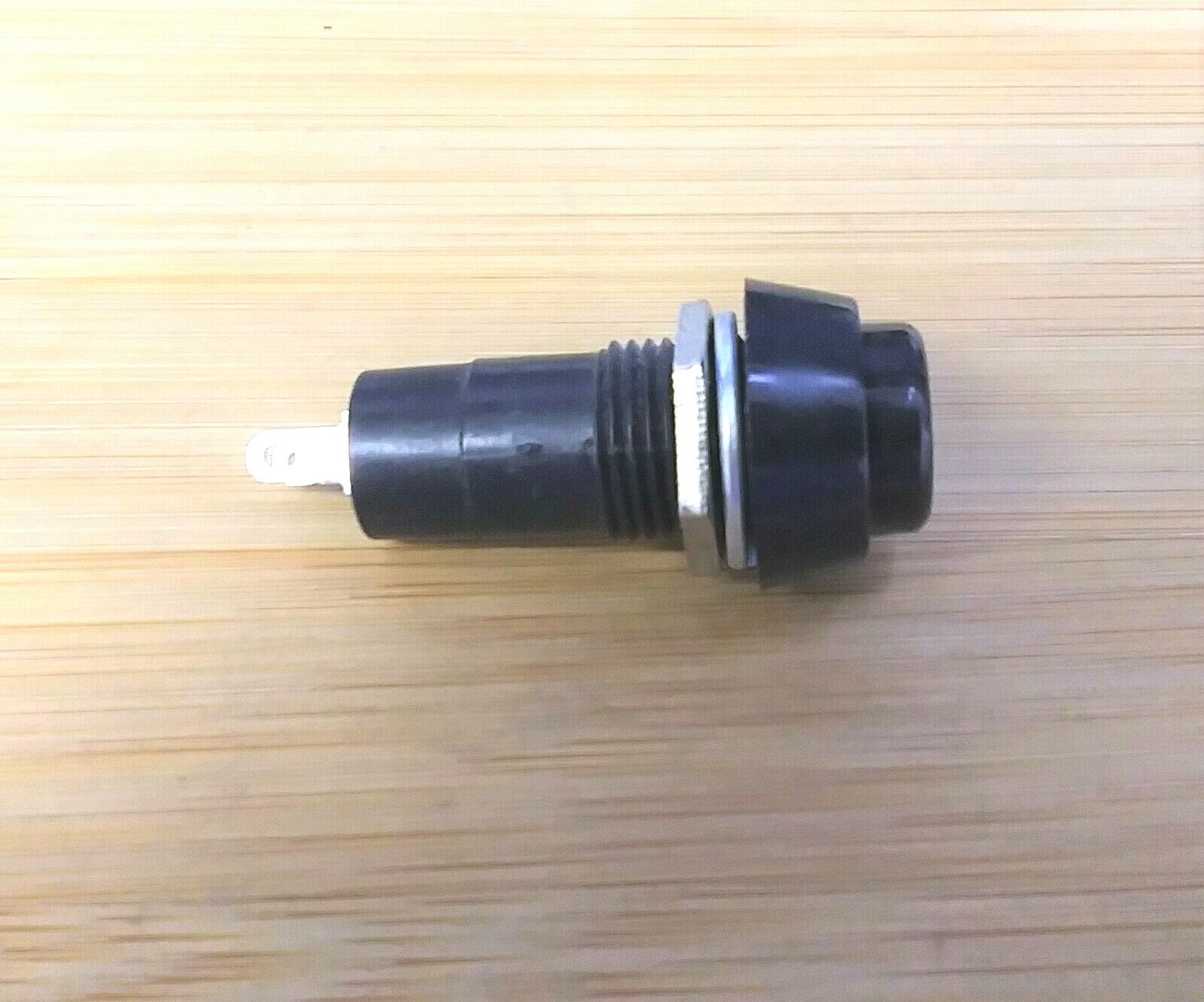 Black BBT 12 Volt On/Off Push Button RV Switch