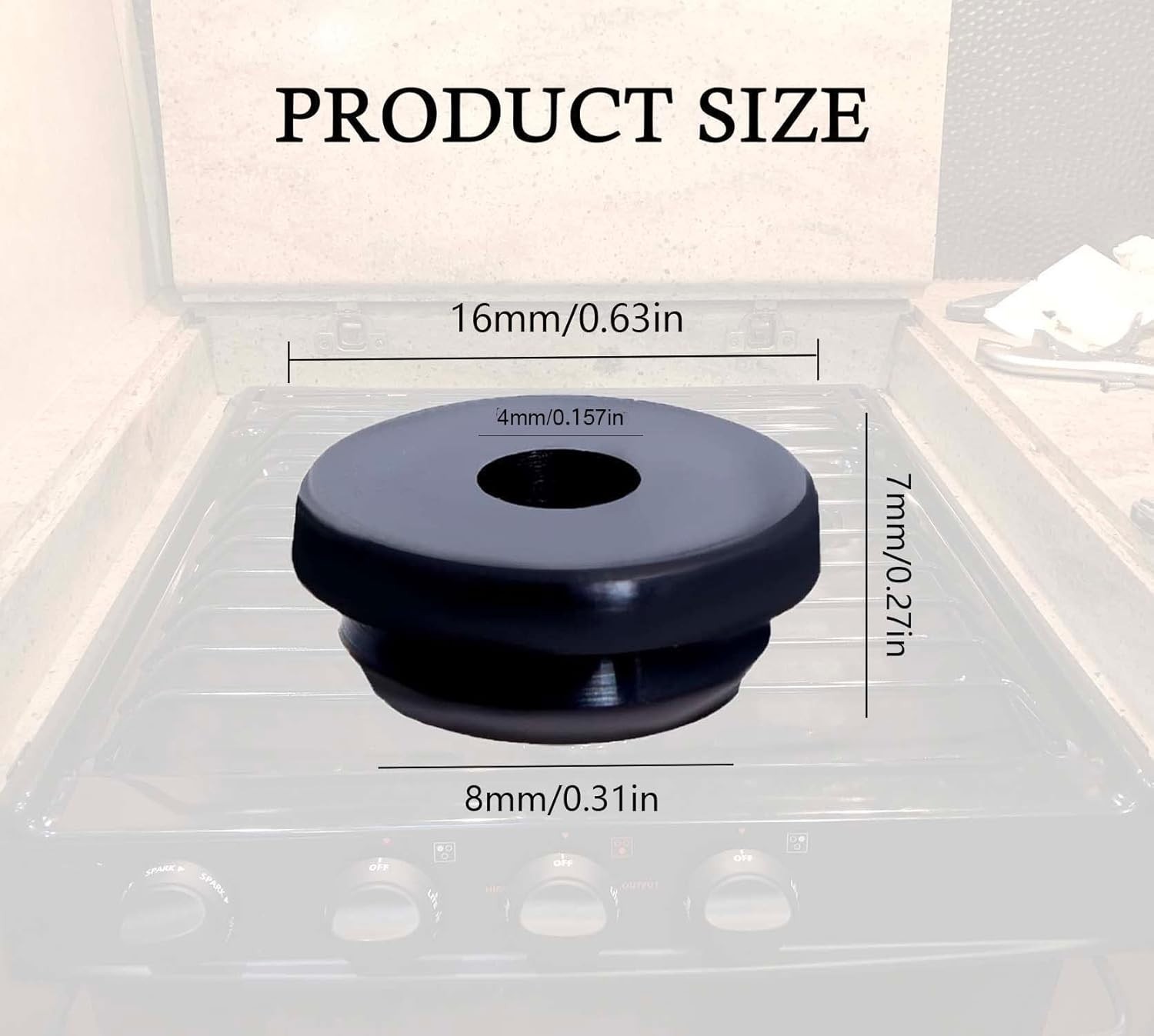 Magic Chef Compatible RV Grommets – 8-Pack for Scratch Protection & Easy Install
