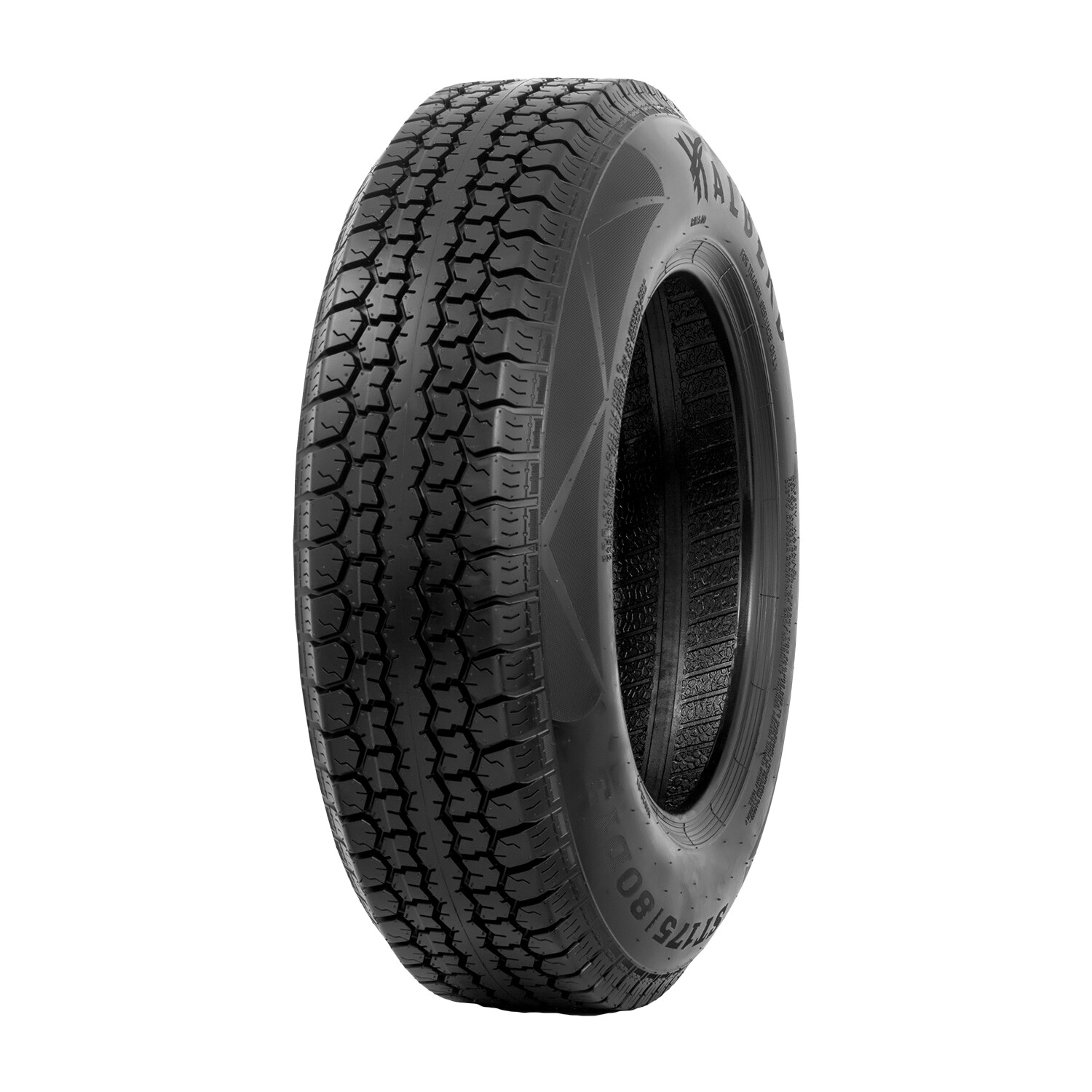 Set 4 ST175/80D13 Trailer Tires 6Ply Load Range C 175 80 13 Tubeless Replacement