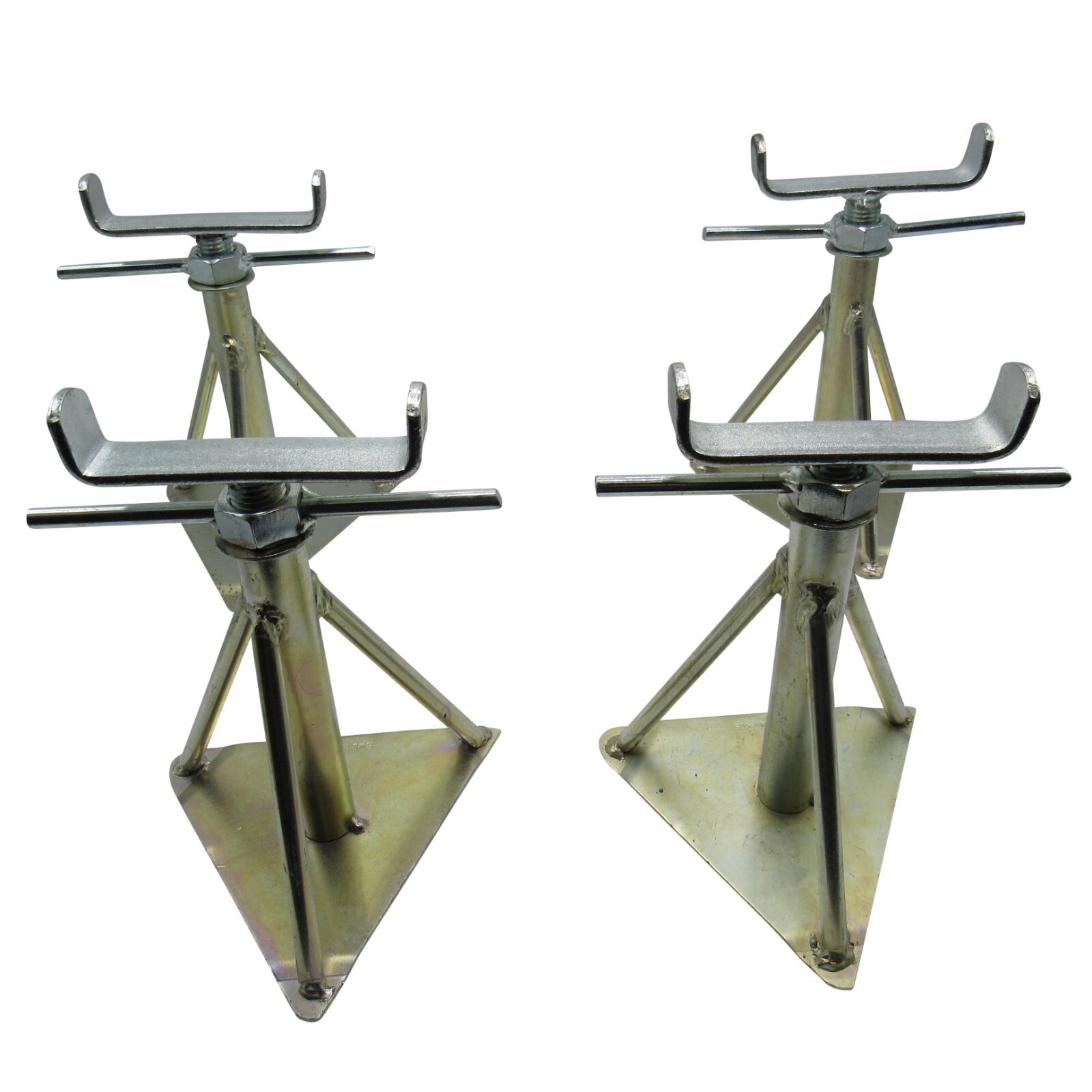Static Caravan Axle Stands Medium X4 (Extra Wide Mobile Home Support 13″ – 18″)