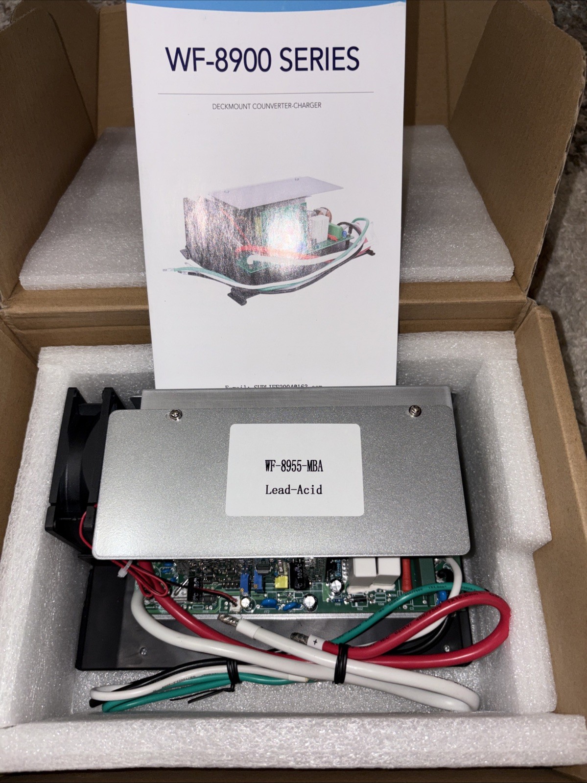 WFCO WF-8955 Spec MBA 55 Amp Power Converter Power Center Main Board Assembly