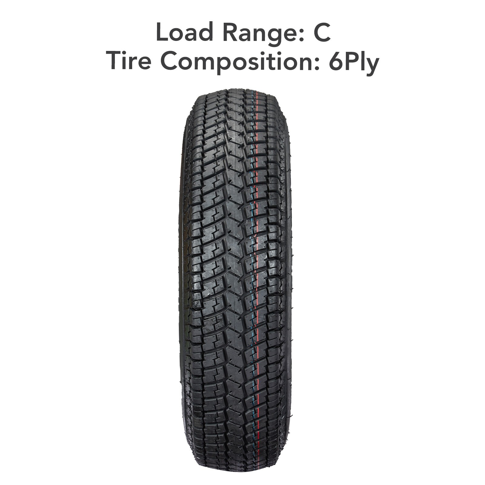 2PCS ST175/80D13 Trailer Tires on Rims 175/80 13 in. 5 Lug White Spoke Wheel SET