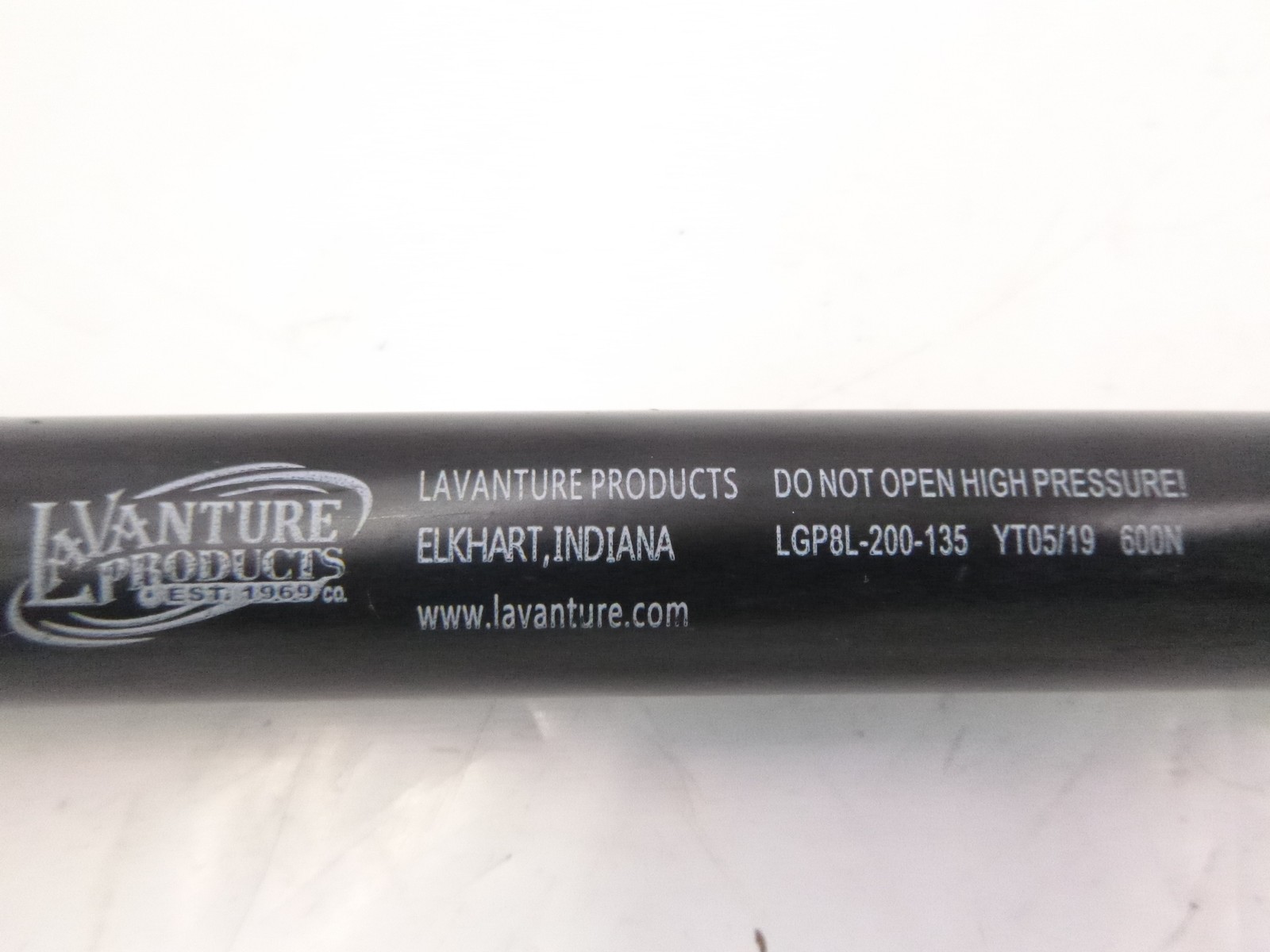Lavanture Products Gas Spring LGP8L-200-135 Strut Prop Rod RV/ Hatch Door 20″
