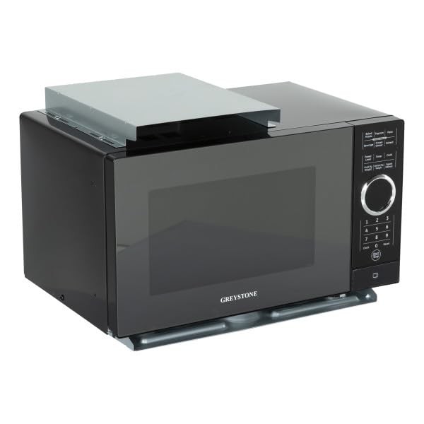 Greystone Built-In Microwave 0.9 cu.ft. Black – Electric, 10 Power Levels