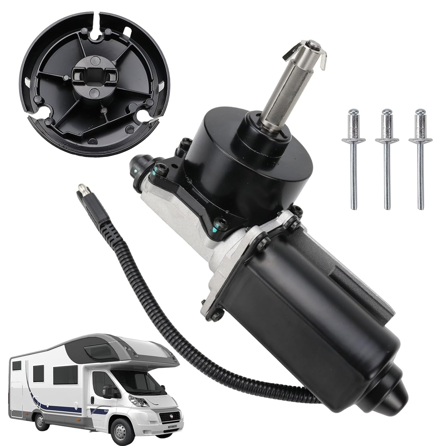 RV Awning Motor Drive Assembly 3317084.000U Black for 9200 Series