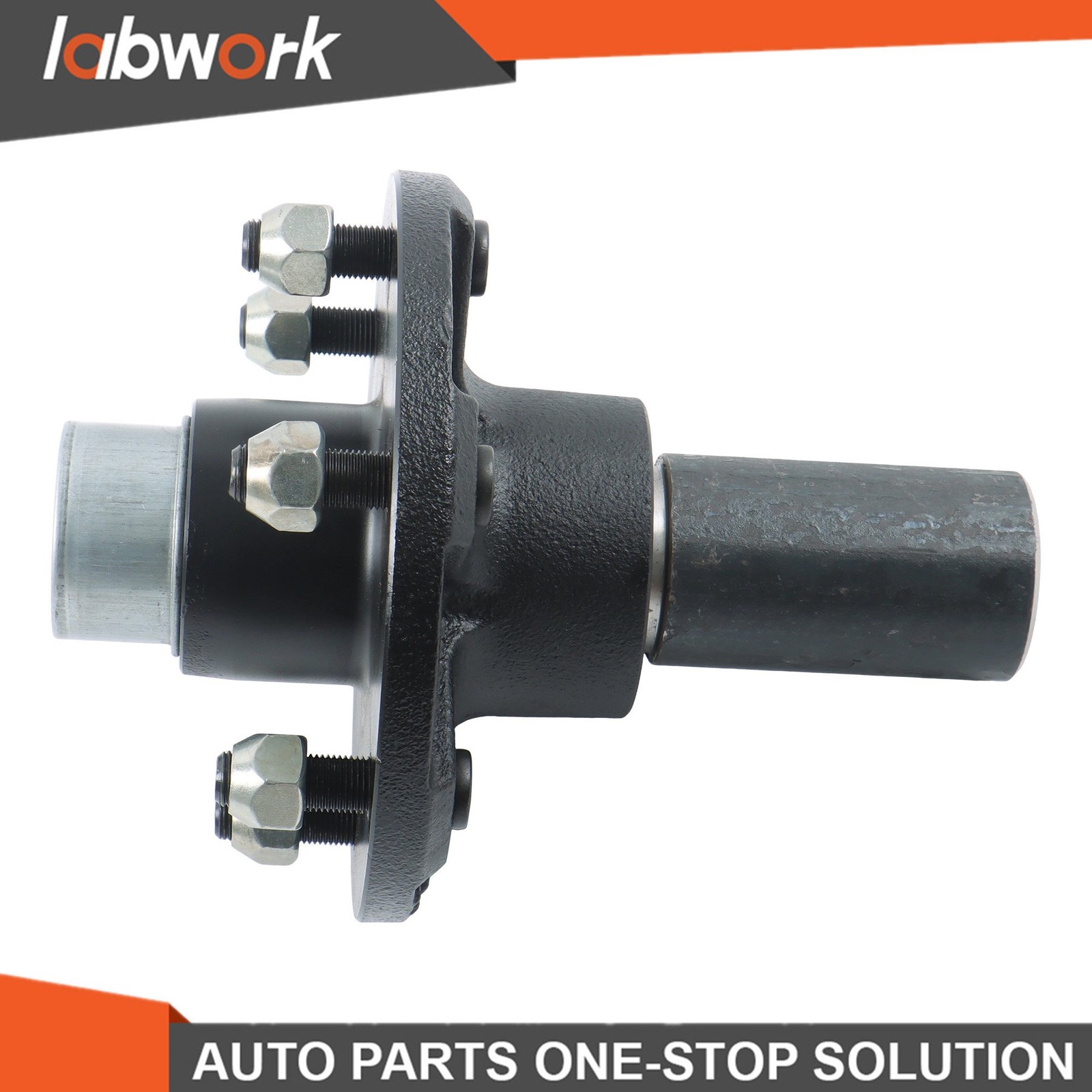 labwork Pre-Assembled 6 on 5.5′ Trailer Hub Kit & Circular #84 Spindle