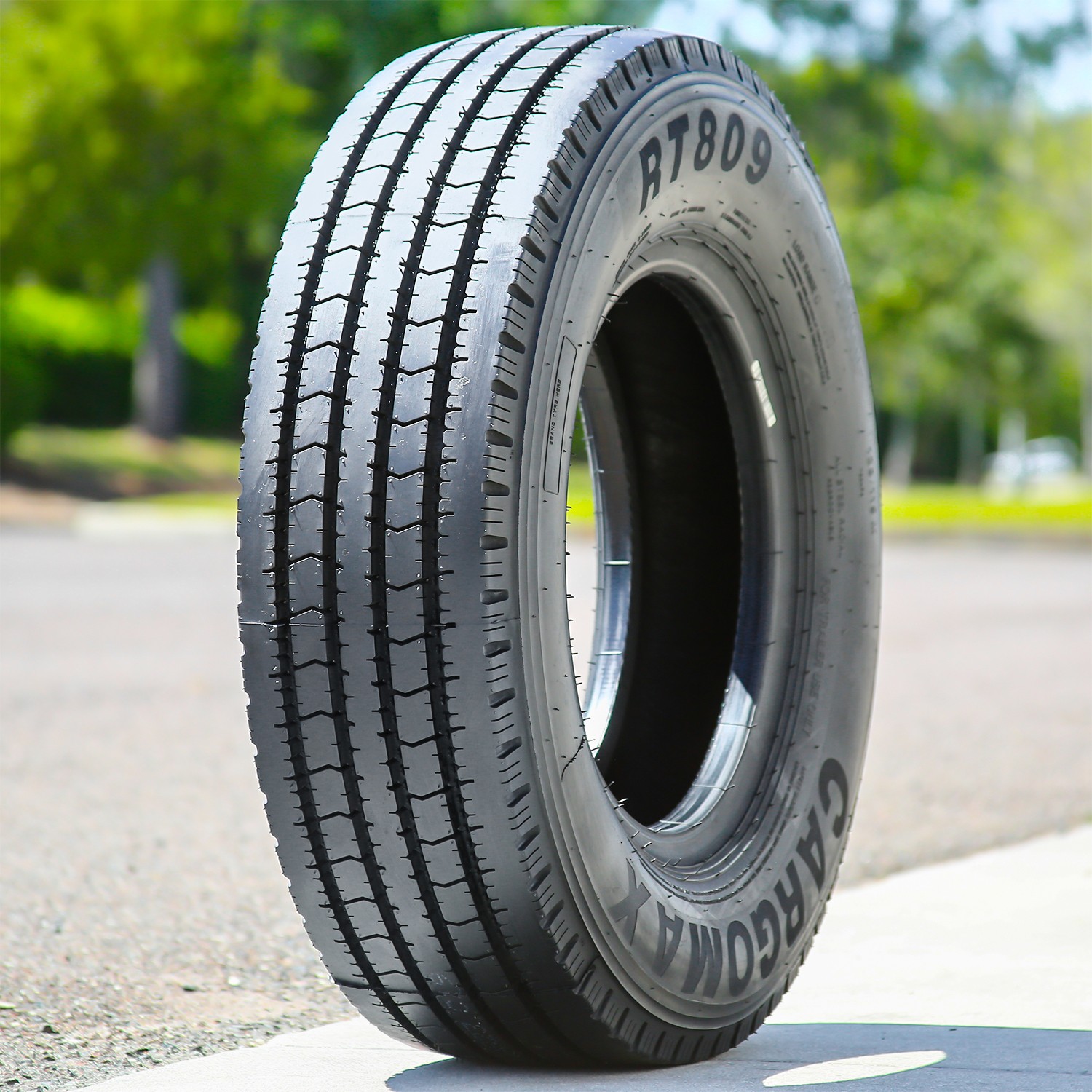 5 Tires Cargo Max RT809 All Steel ST 235/80R16 H 16 Ply (DT) Trailer
