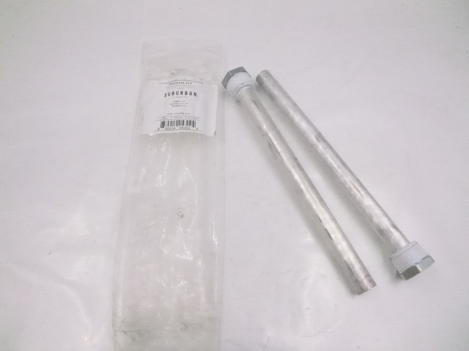 2 Pack Oneness 369 Suburban RV Water Heater Anode Rod 9.25″ L x 3/4″ NPT