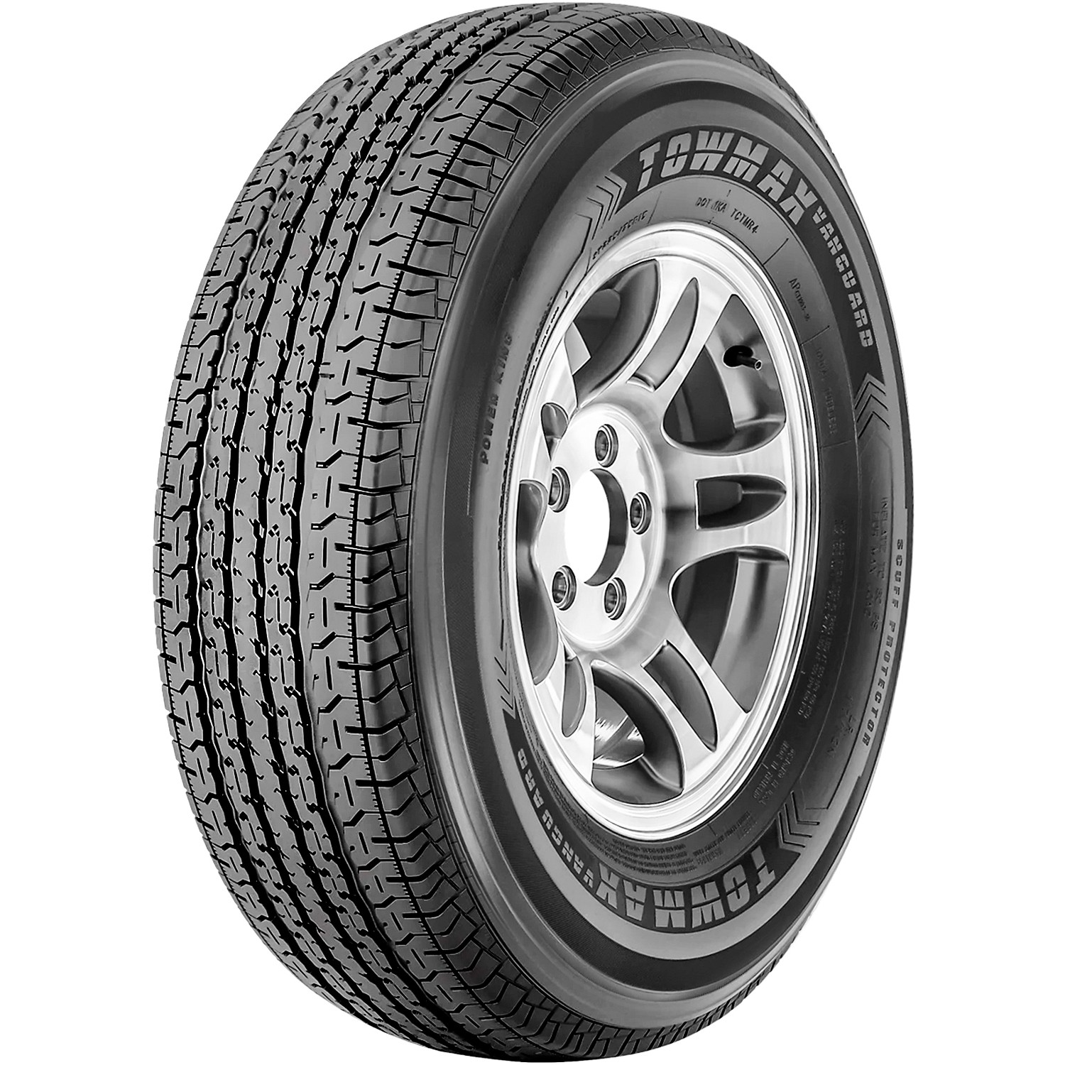 2 Tires ST 205/75R15 Power King Towmax Vanguard Trailer Load D 8 Ply