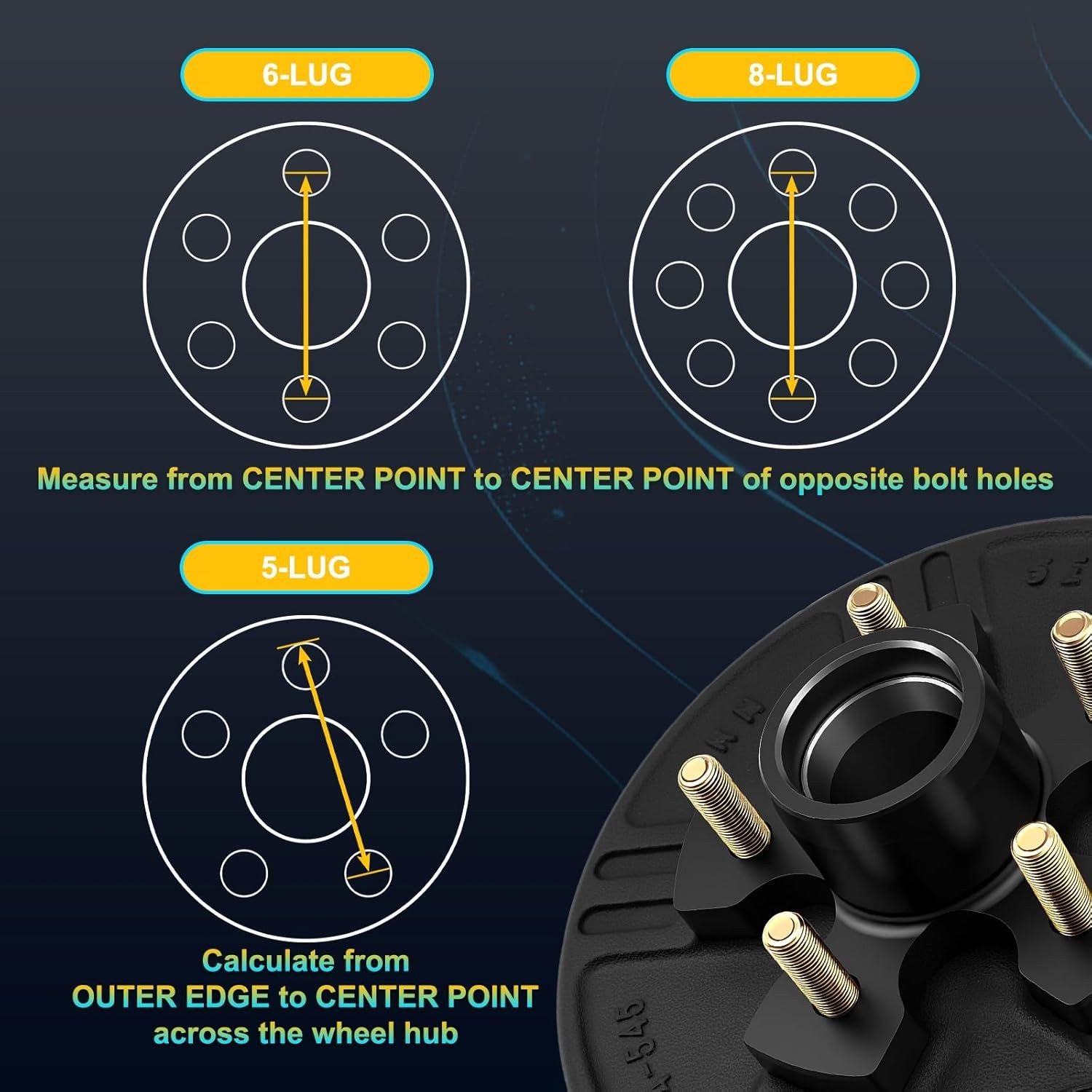 Electric Trailer Self Adjusting Brake 5-4.5″ Hub Drum Kit For 3500 lb Axle