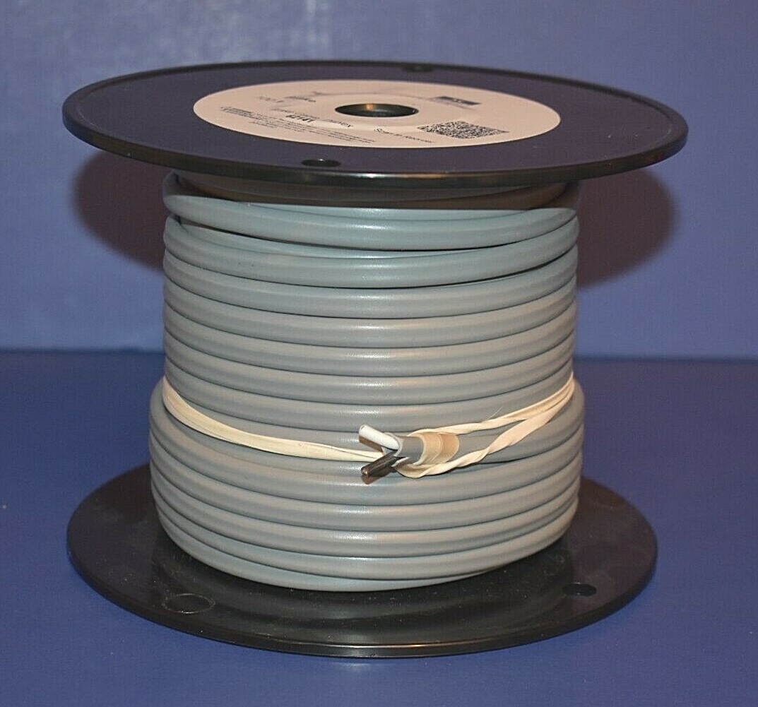 100′ Roll Grey Jacketed Trailer Light Brake Cable Wire 14-2 14 Gauge 2 Wire