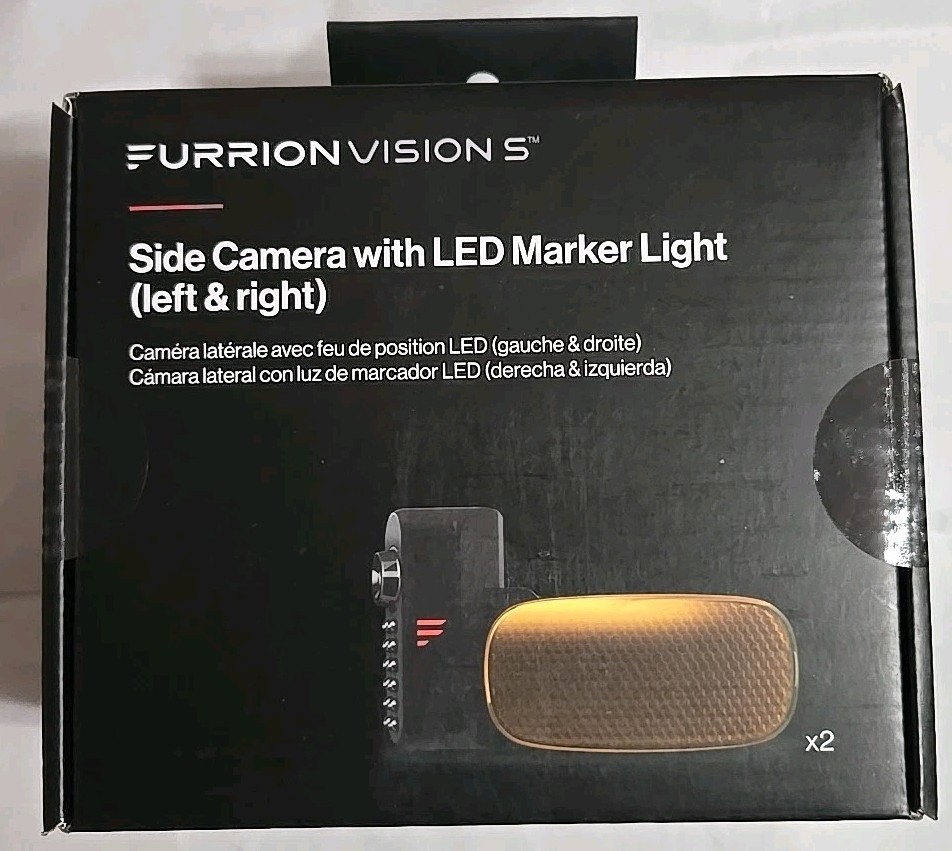 Furrion Vision S Side RV Cameras with Amber Marker Lights Pack of 2 SEALED NEW