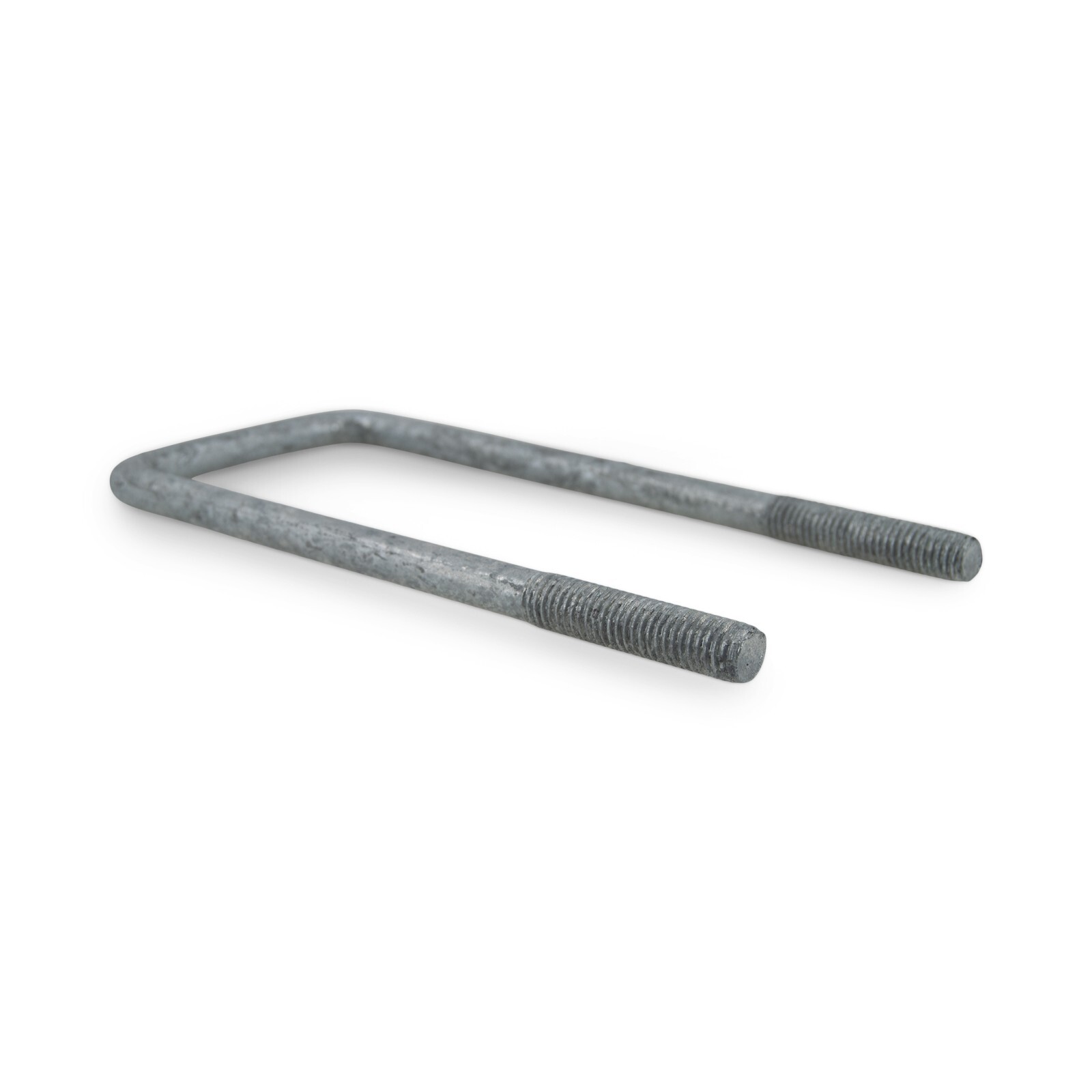 (1) Boat Trailer U-Bolt Galvanized Square 1/2 Inch x 3 Inch x 7 3/4 Inch