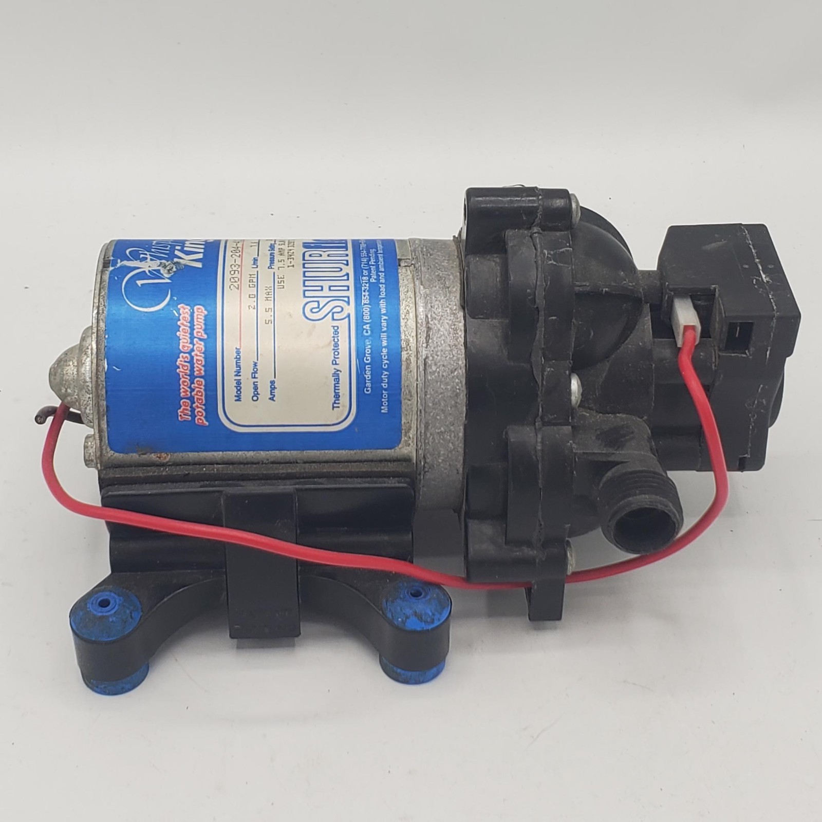 Shurflo Trail King 7L 30psi Water Pump & Motor Caravan Motorhome – 2095-204-413