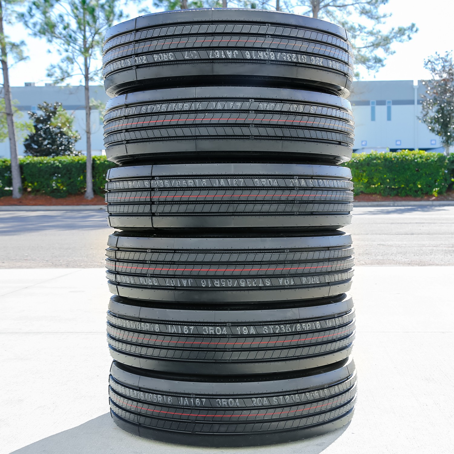 2 Tires Roundrule Xtra All Steel ST 235/80R16 Load H 16 Ply Trailer
