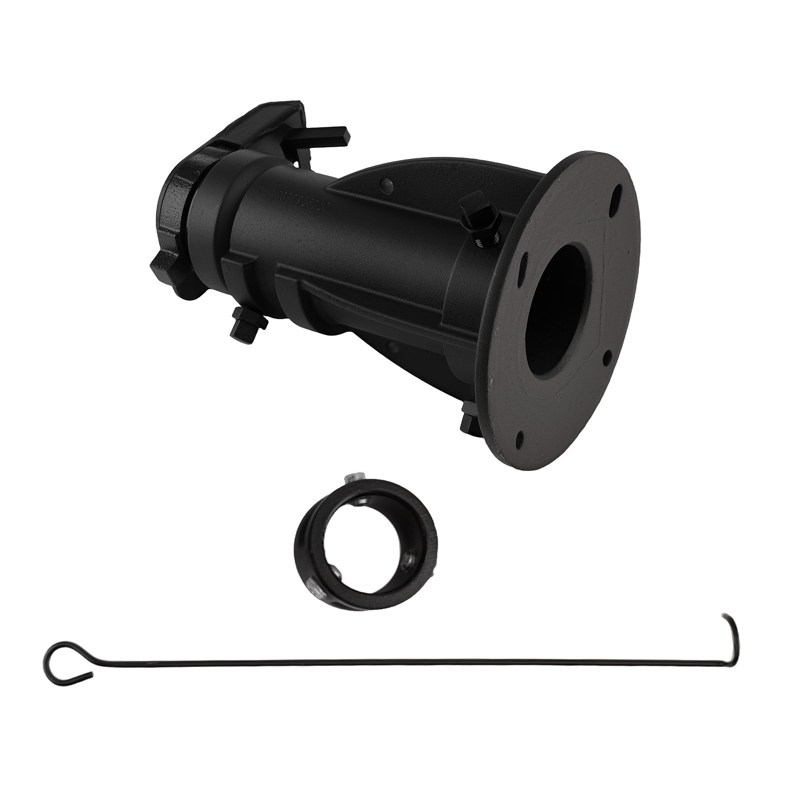 Gooseneck Trailer Hitch Adapter for Camper/RV 20000 LBS Black Steel C5G1216