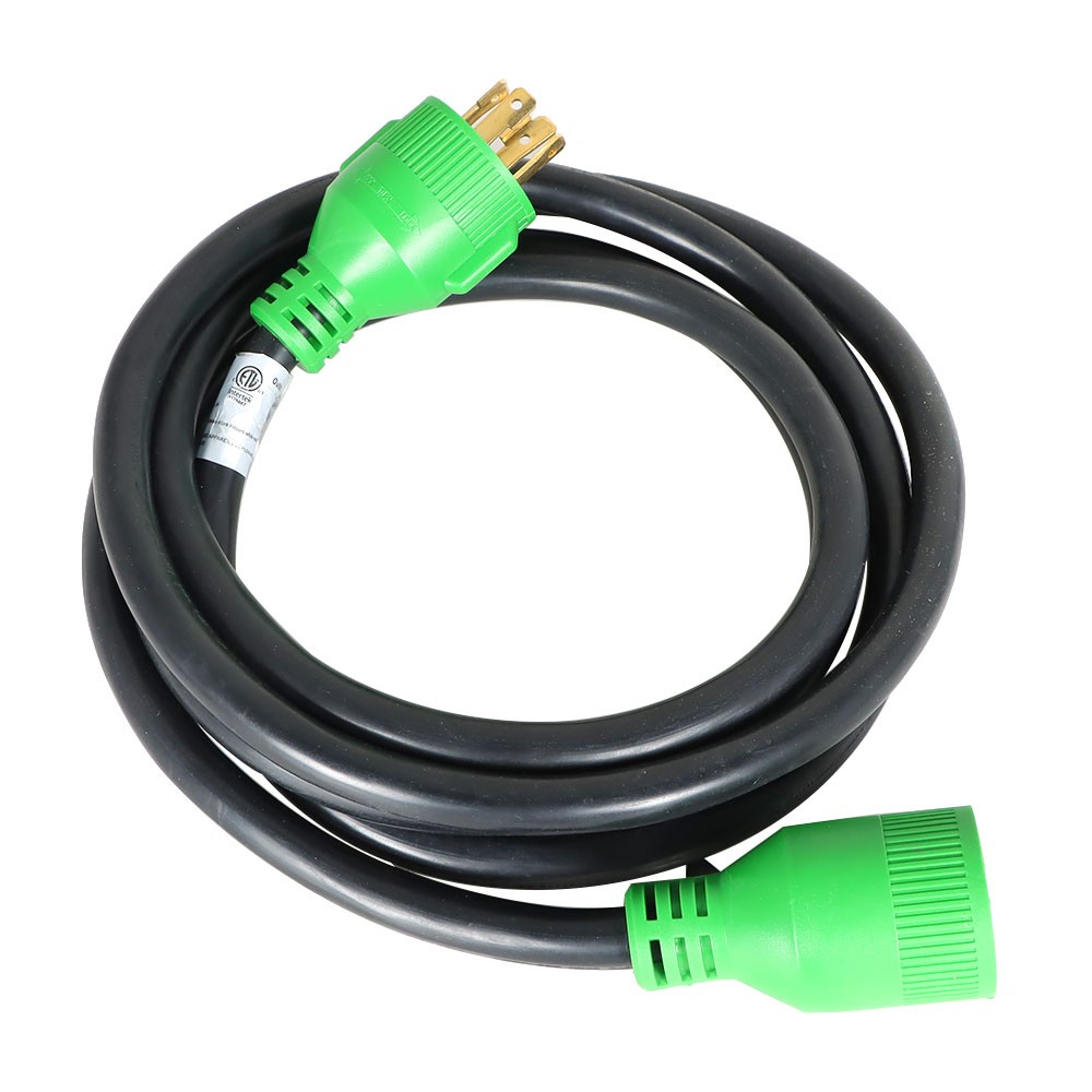 NEMA L14-30P/L14-30R 10FT Adapter Plug 4 Prong 30 Amp Generator Extension Cord