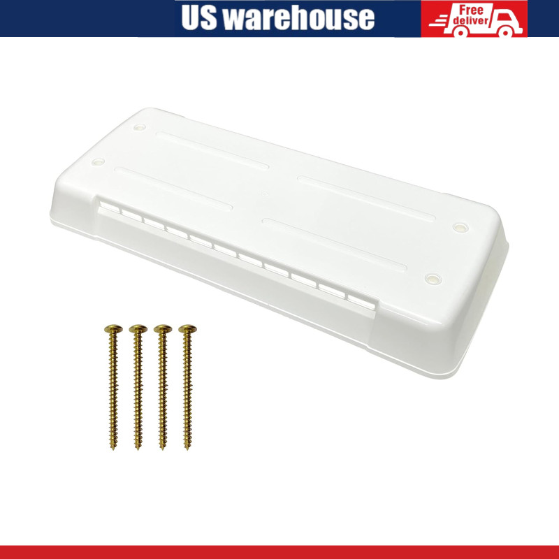 RV Refrigerator Vent Cover 65528 Ventmate Dometic White