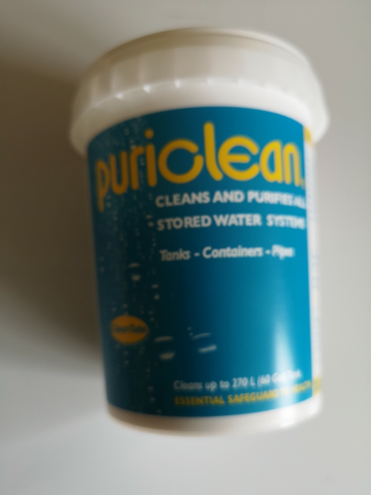 Puriclean 400g Water Purification Treatment Caravan Water System Cleaner 270L