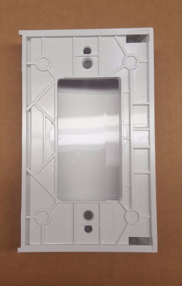 RV/Camper/Trailer – GFCI Exterior Weatherproof Outlet Cover – WHITE