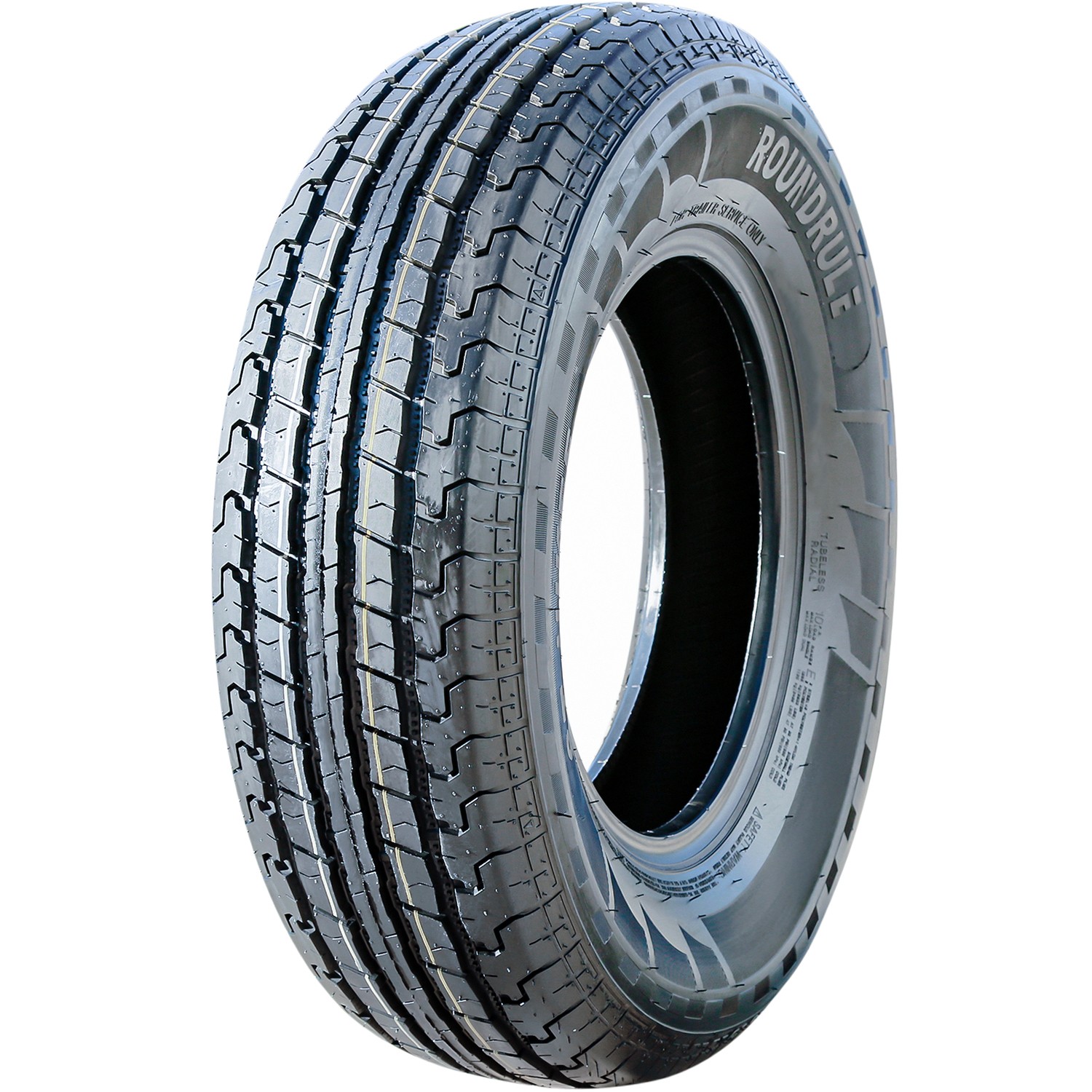 2 Tires Roundrule ST Hikee Semi Steel 205/75R15 205-75-15 Load D 8 Ply Trailer