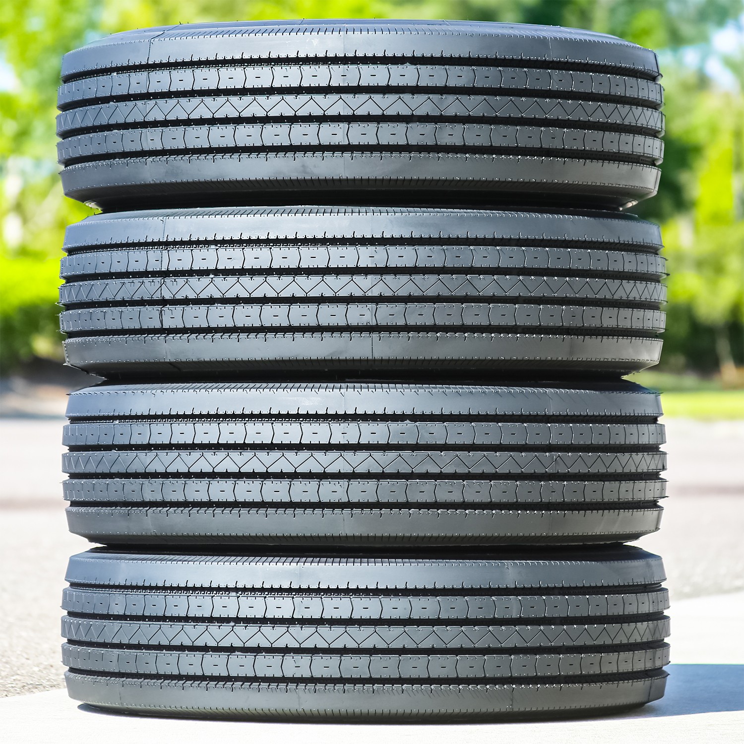 4 Tires Suntek HD Trail + All Steel ST 235/85R16 Load H 16 Ply Trailer