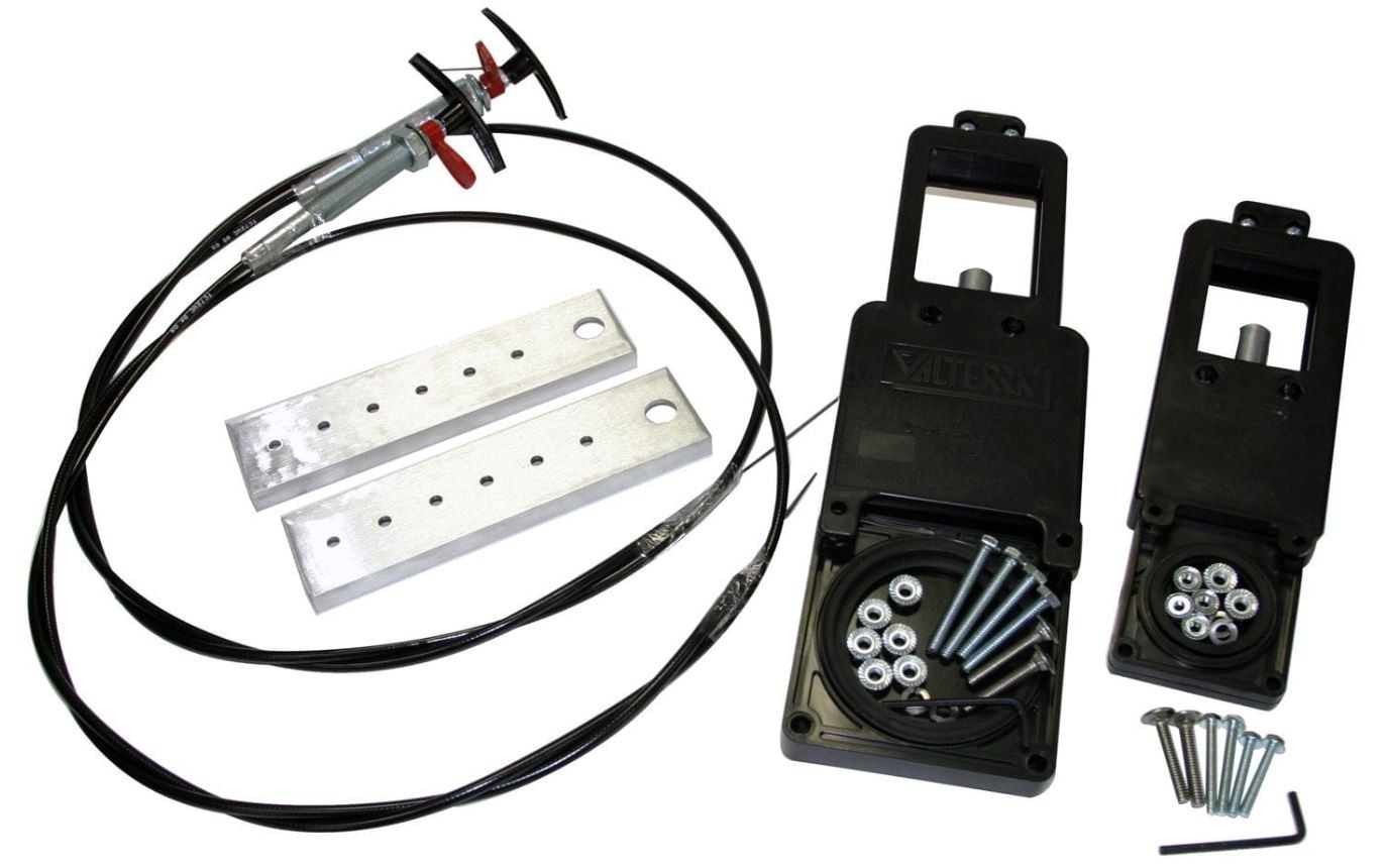 Valterra TC1372 Flexible Cable Kit 72In With 11/2In And 3In Valves 2 Cables P…