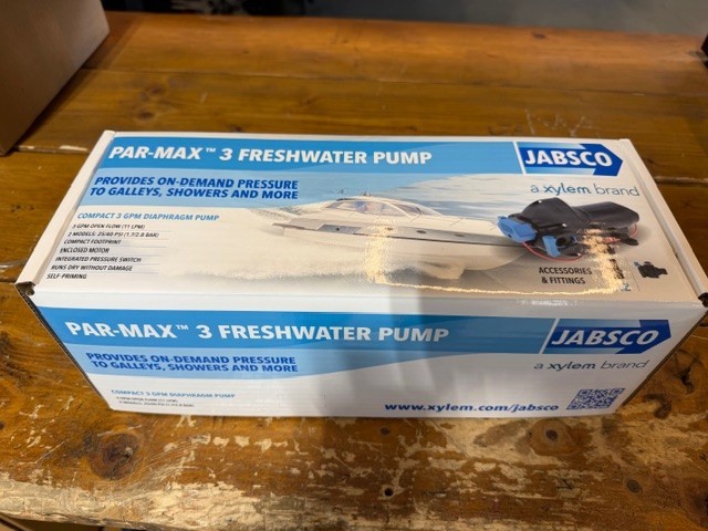 JABISCO PAR-MAX 3.0 GPM RV/ BOAT FRESH WATER PUMP