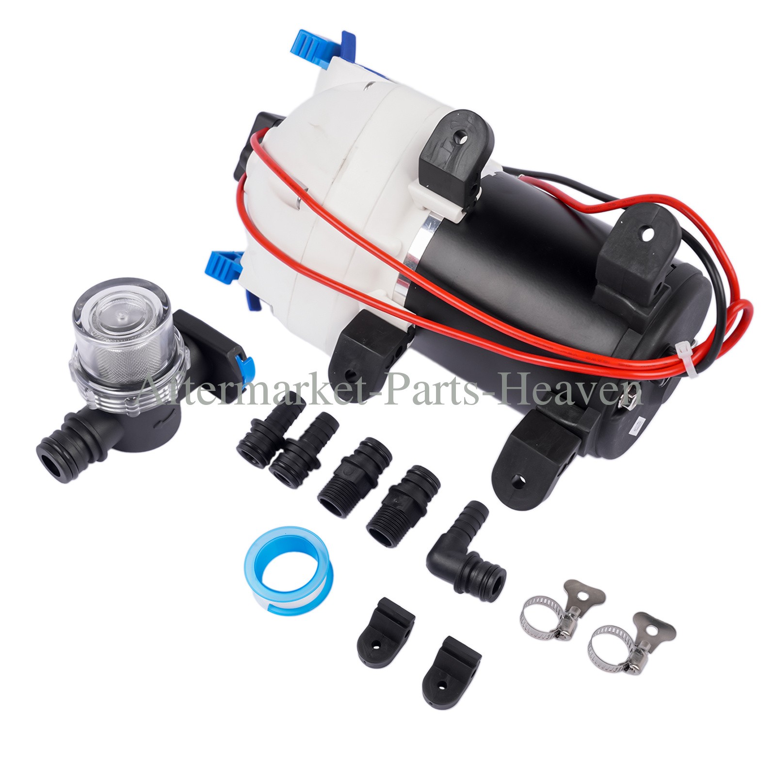 RV Triplex Diaphragm Water Pump 3 GPM 50 PSI 12V with Pressure Switch R3526144D