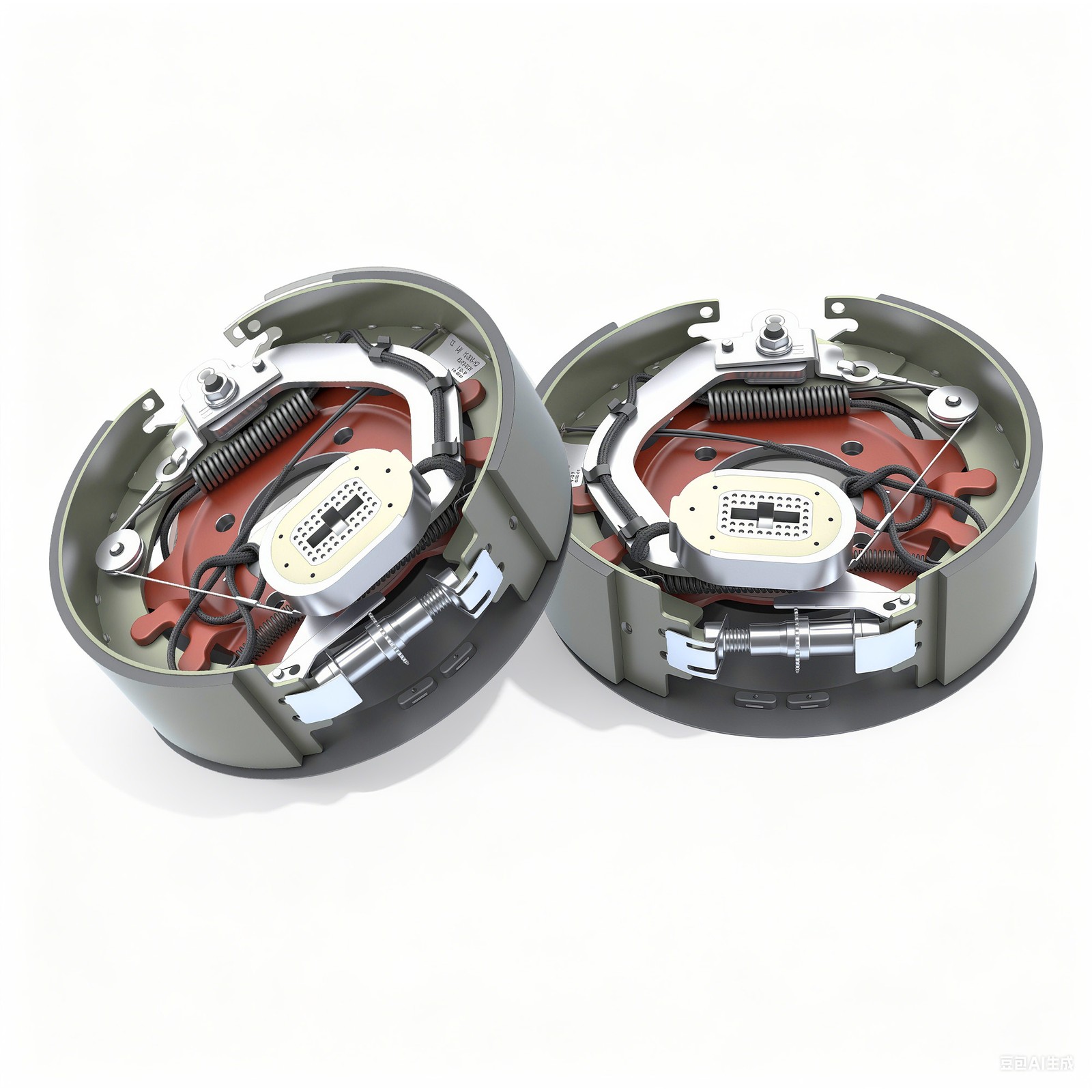 Electric Trailer Backing Plate Brake 12-1/4 x 3-3/8 8000 Set for Dexter 8K Axle