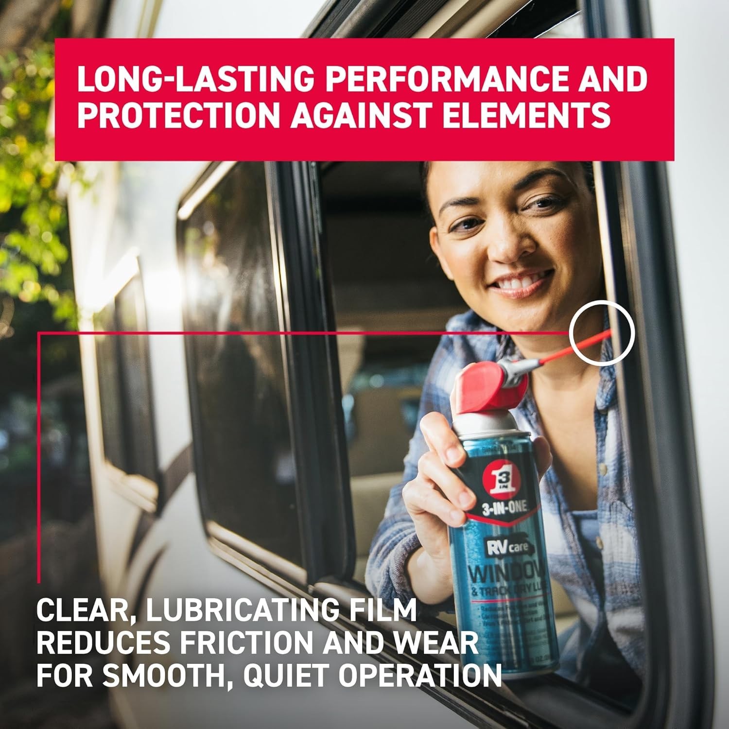 RV Care Trio Pack: Slide Out Lube, Window Track Lube & Rubber Seal Conditioner