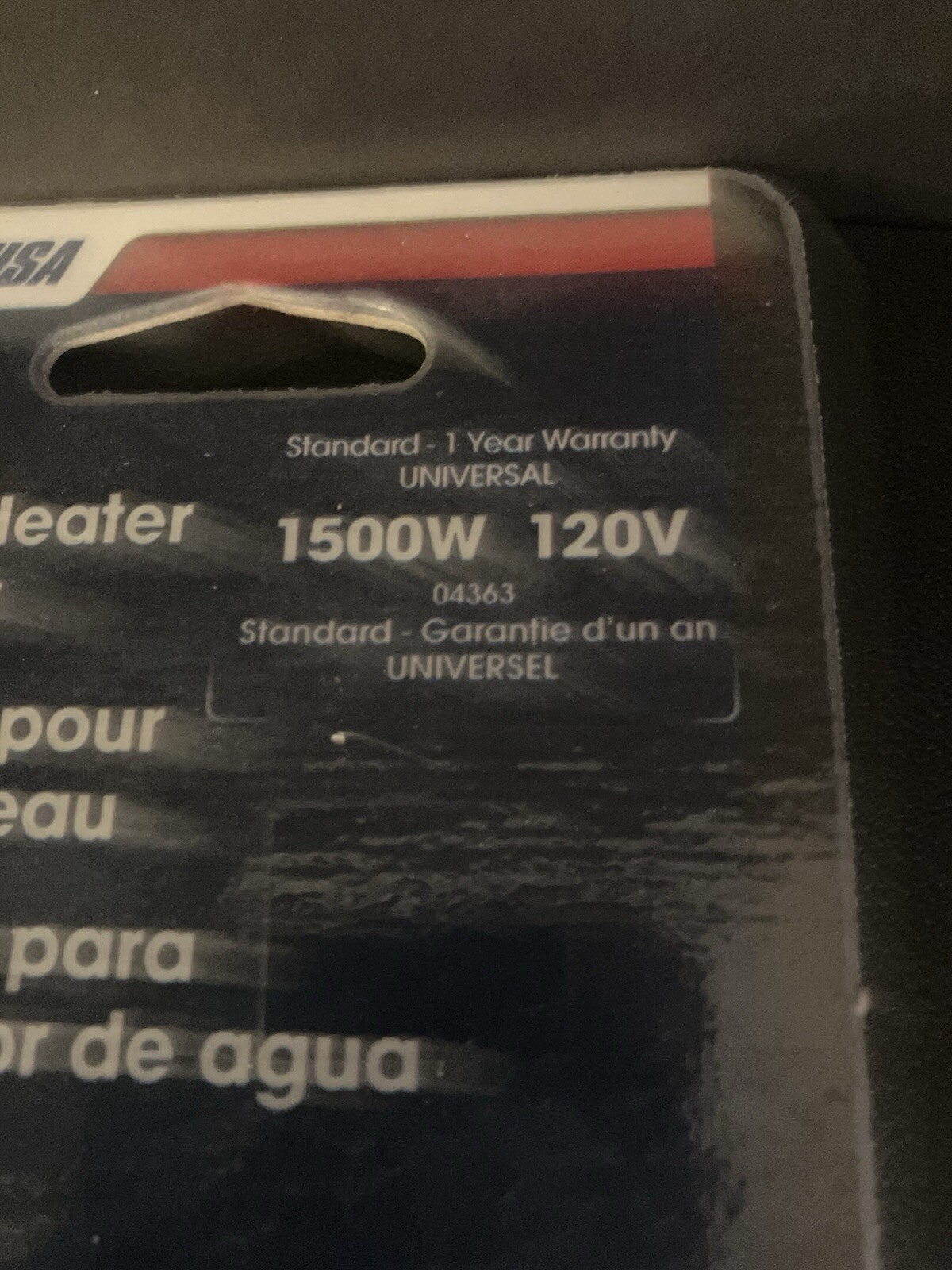 Camco 04363 1500W 120V Universal Element Hwd