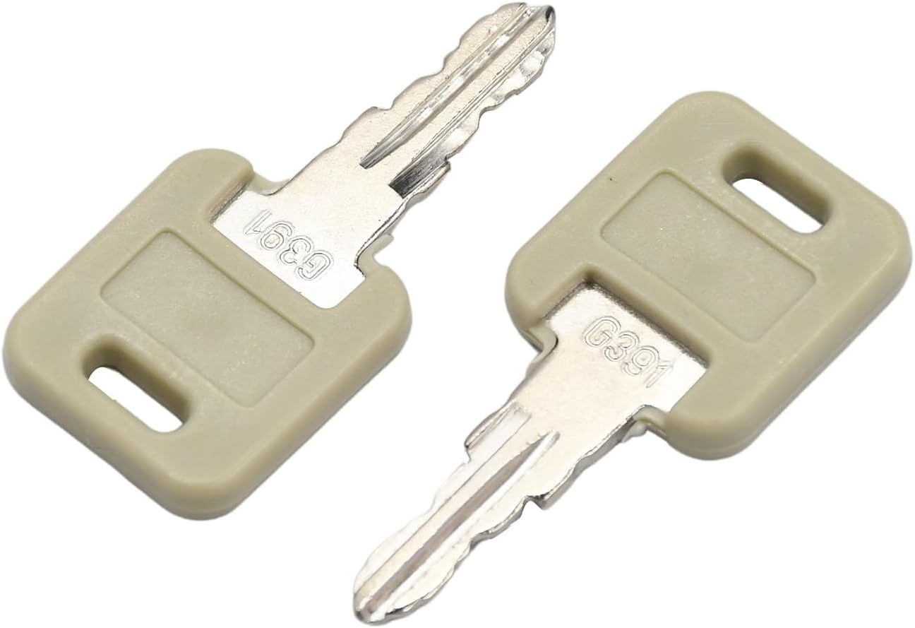 G391 Replacement Keys for RV Campers, Durable Metal Construction – 2 Pack