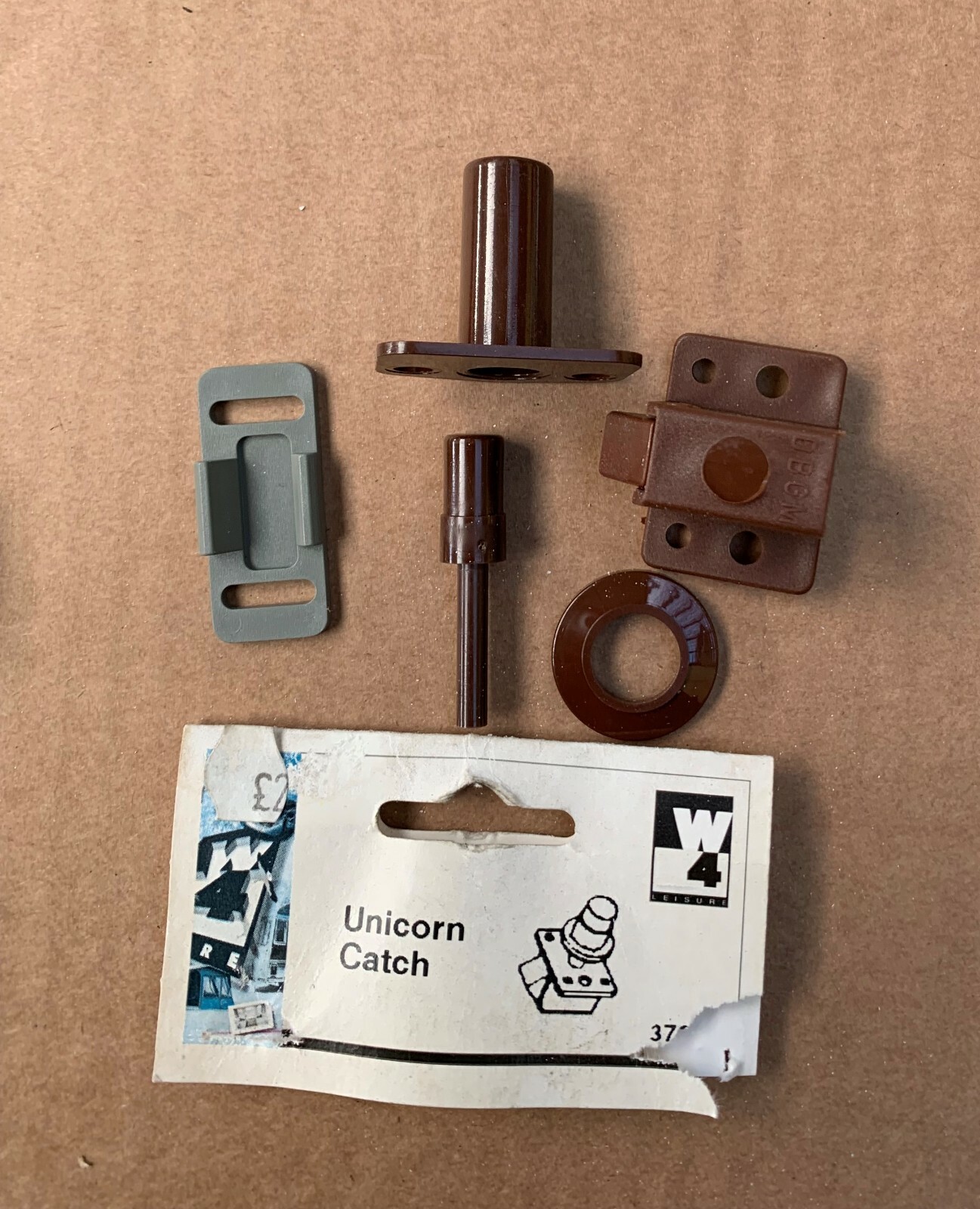 W4 Unicorn Push Button Catch Caravan Motorhome
