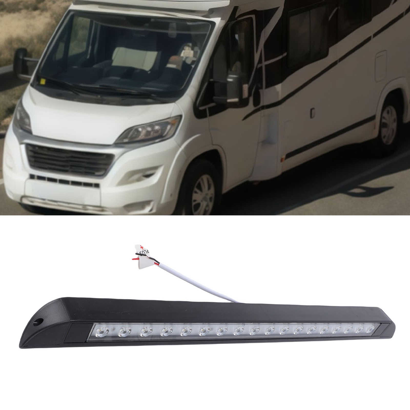 20 Inch RV LED Awning Porch Light Cool White 900 LM For Truck Trailer Campi LTJN