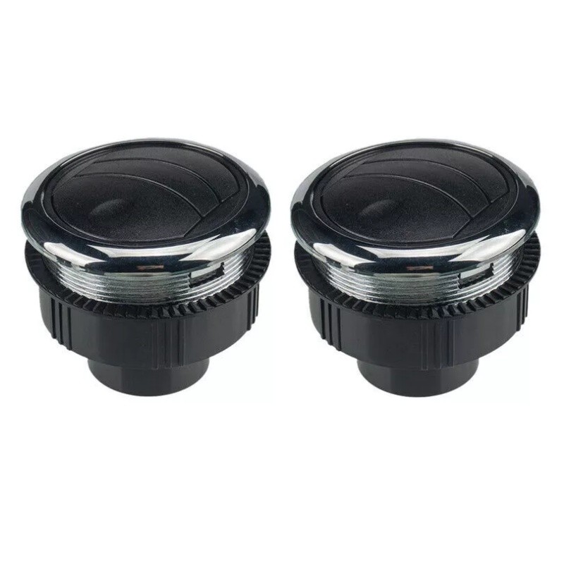 2PCS 46mm Round A/C Air Conditioning Outlet Vent Fit for RV Bus Car Boat Yacht