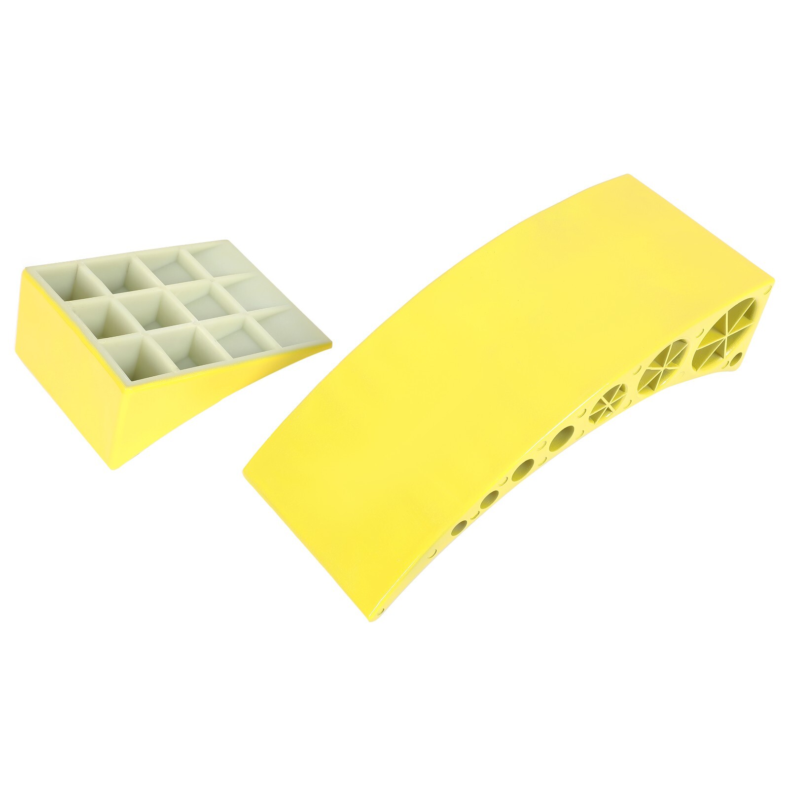 2X Black/Yellow Camper Leveler For RV Camper Trailer Leveling Blocks and Chocks