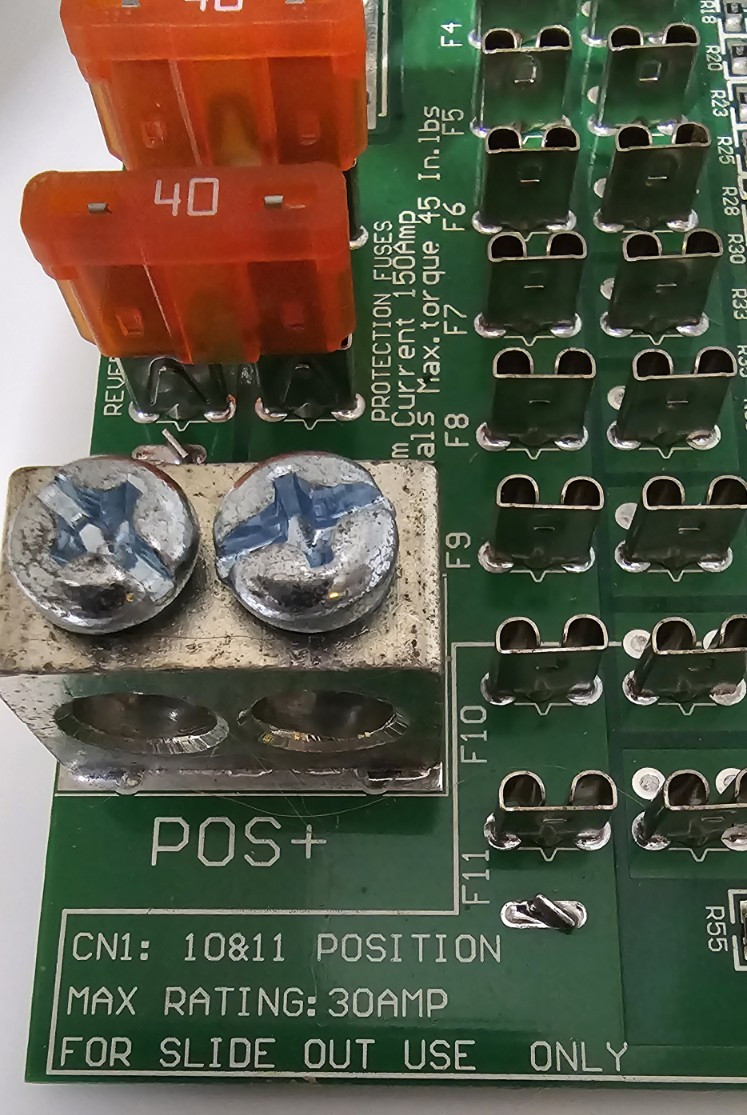 WFCO Distribution Panel Fuse Board With Led Short Circuit Indicator Lights-NWOB