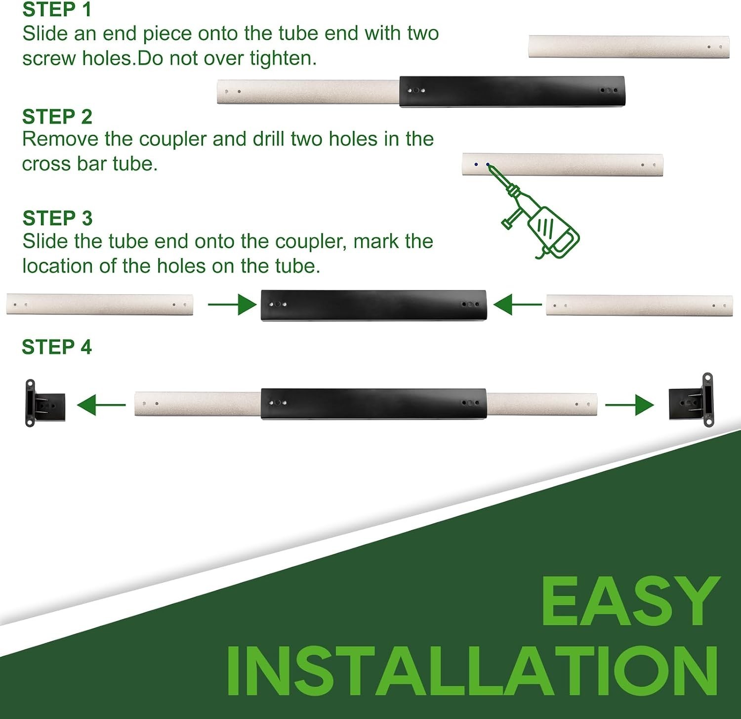 from 21-5/8 Inch to 28-5/8 Inch with Sturdy and Secure Non-Slip Grip
