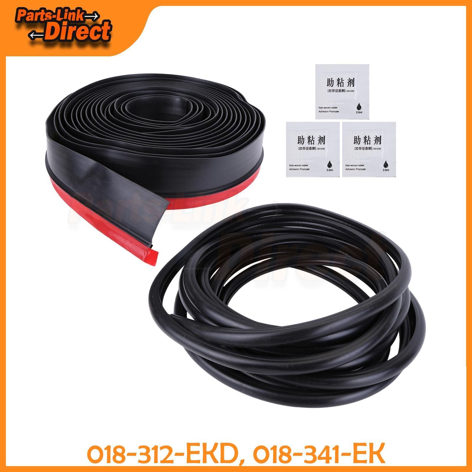 Racewill RV Rubber Slide Out Seal Base & D-Seal Wiper | 018-312-EKD & 018-341 EK