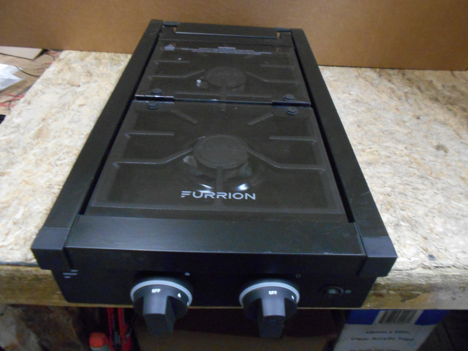 *FURRION COOKTOP 2 BURNER BLACK WITH GLASS COVER FGH12D2-BL FREE SHIP *12B*