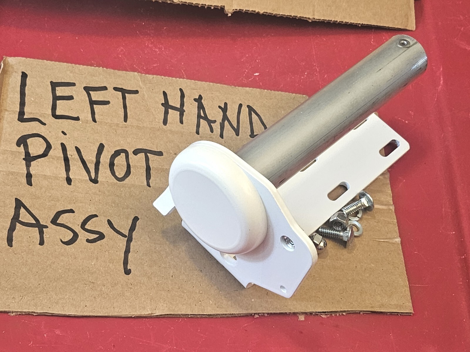 Carefree Of Colorado LEFT HAND White Pivoting Bracket Assembly NOS