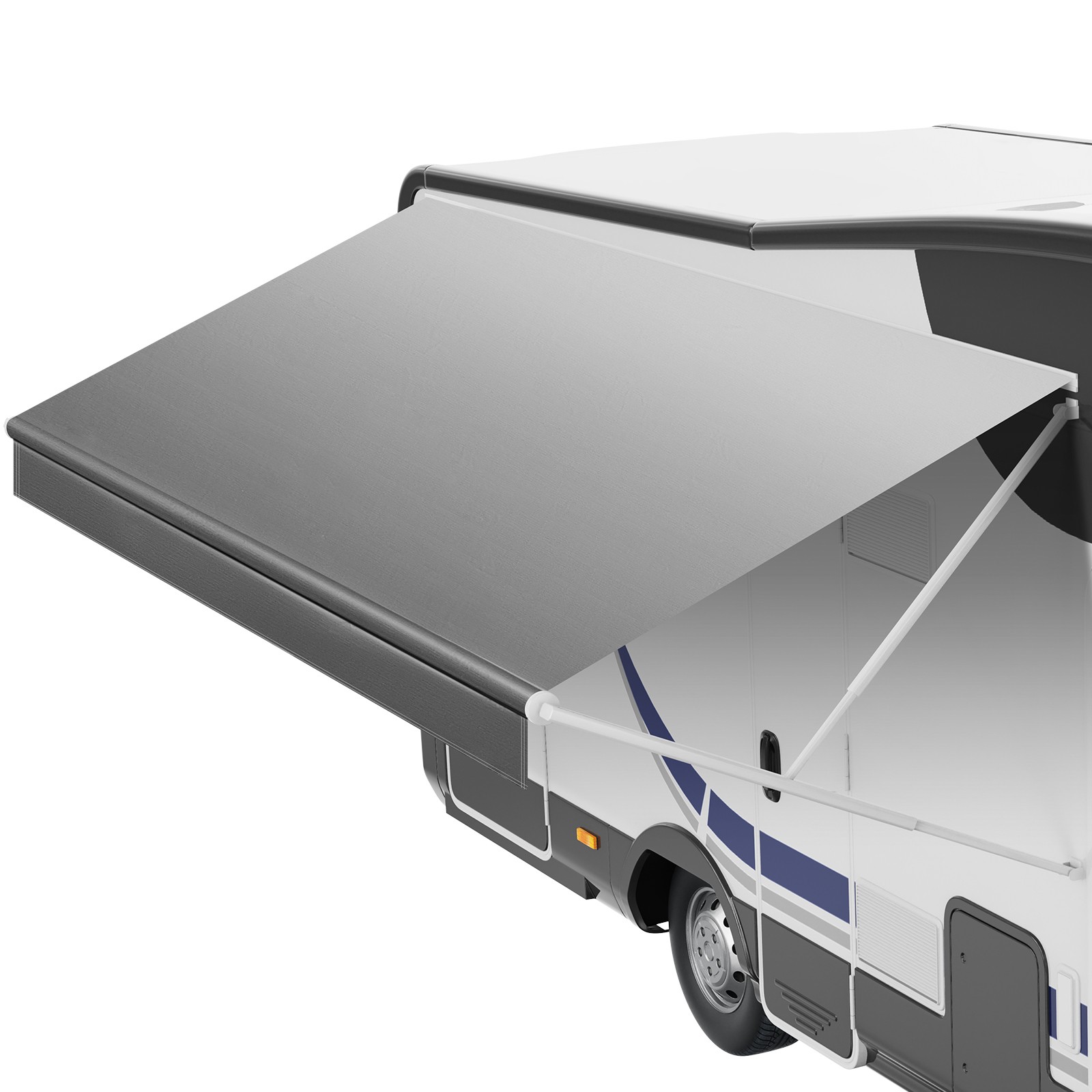 Uimoso Awning Fabric Replacement 18′ (Fabric 17’2″) Camper Trailer Gray Gradient