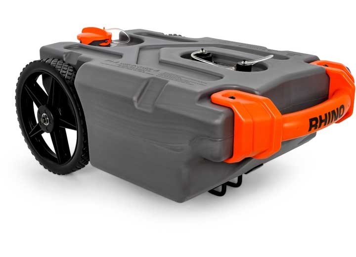 Camco 39000 Rhino Tote Tank Portable RV Waste Holding Tank Kit – 15 Gallon