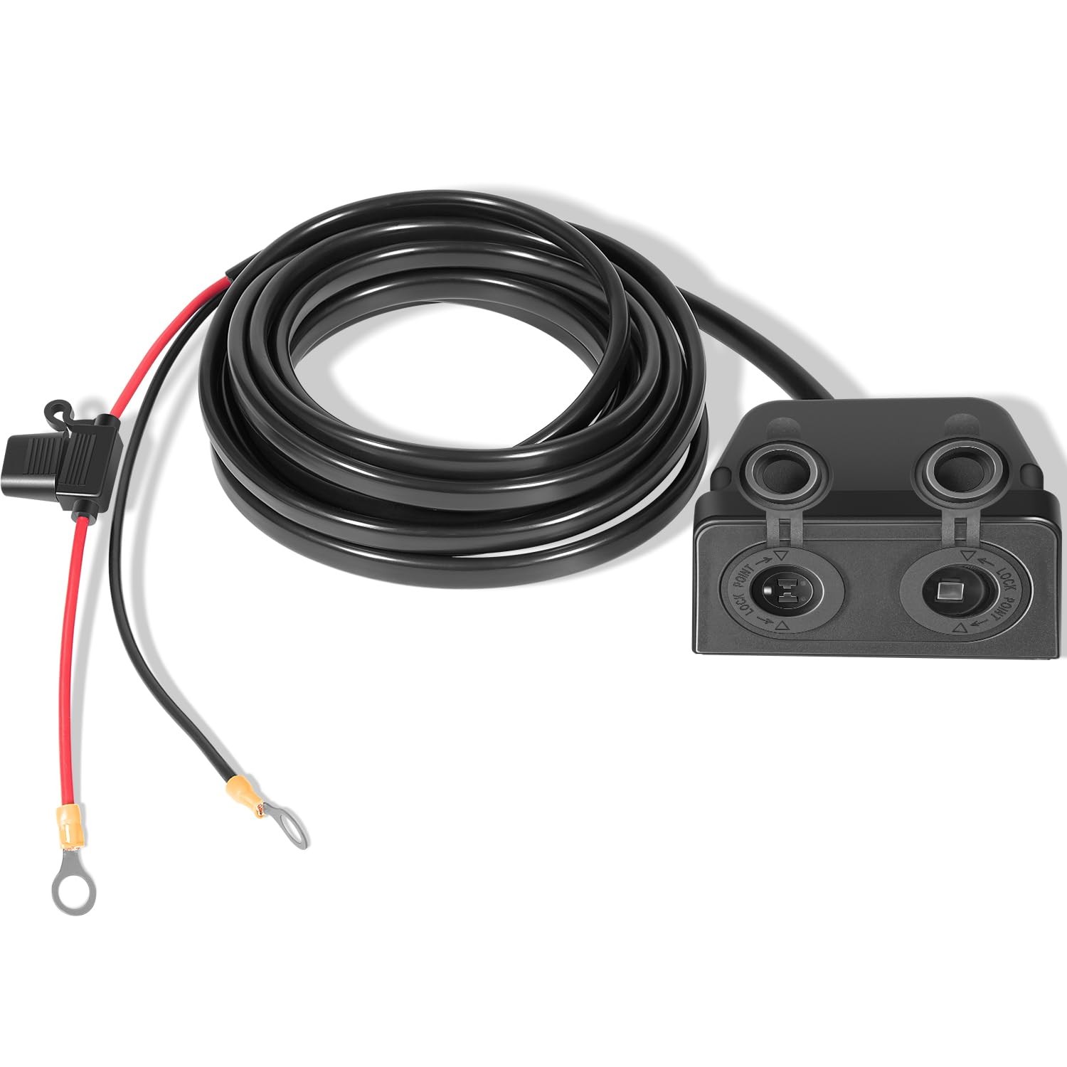 Replacement for Dometic HWK-DC Hardwiring Kit 10AWG Wiring, 20FT, 12V/24V